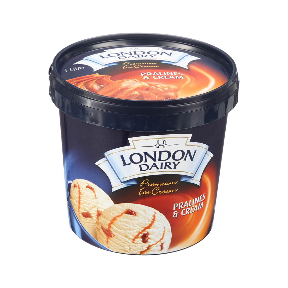 London Dairy Ice Cream Pralines & Cream 1Ltr