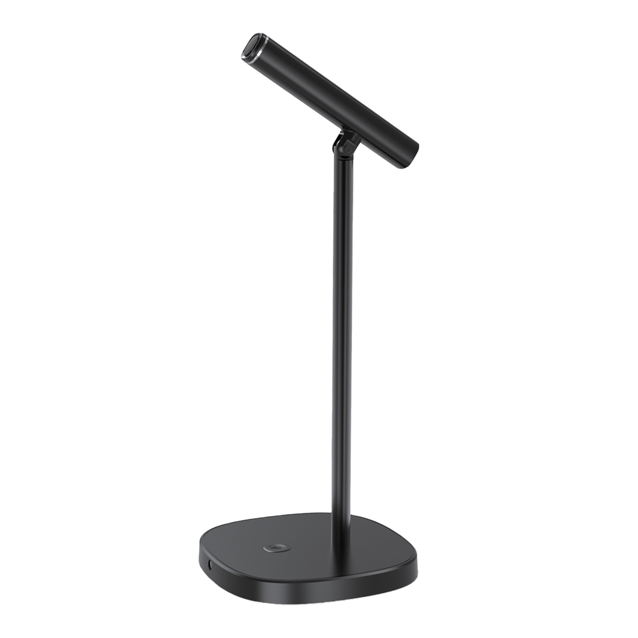 Porodo Desktop Tiltable USB Microphone with USB-C Data Cable - Black