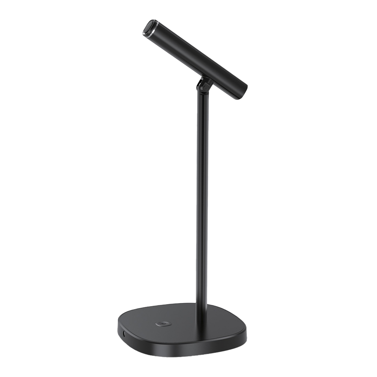 Porodo Desktop Tiltable USB Microphone with USB-C Data Cable - Black