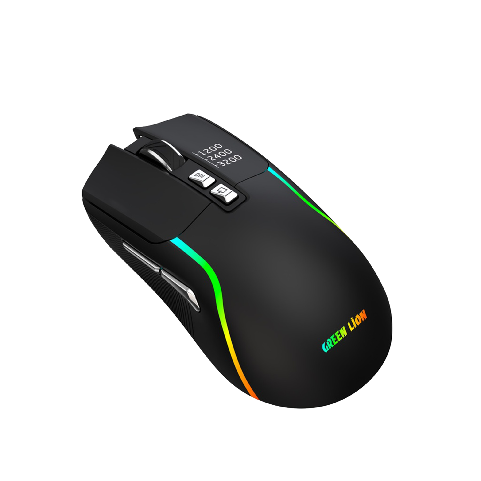 {GNRM5RGMSEBK} Green Lion Rechargeable Gaming Mouse
