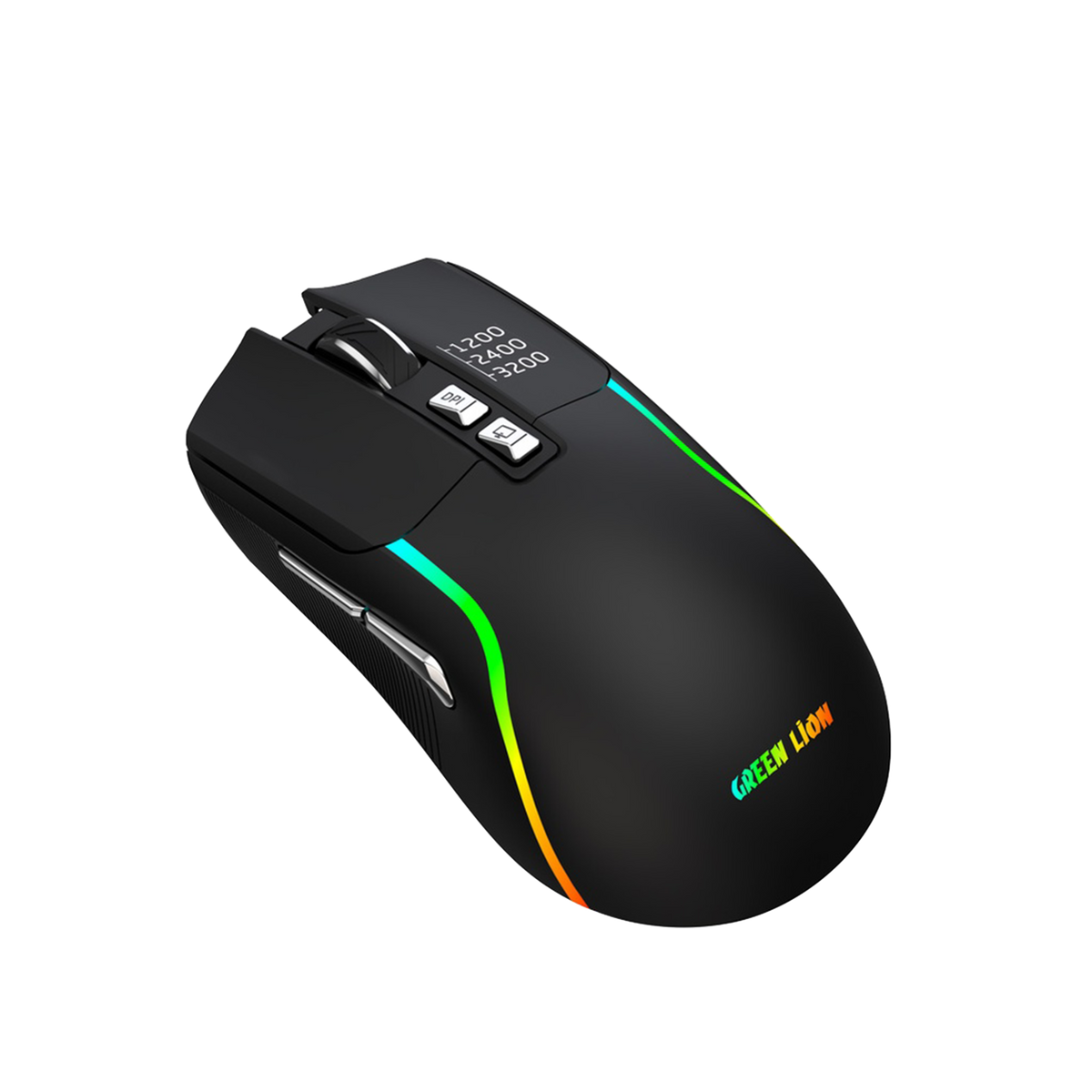 {GNRM5RGMSEBK} Green Lion Rechargeable Gaming Mouse
