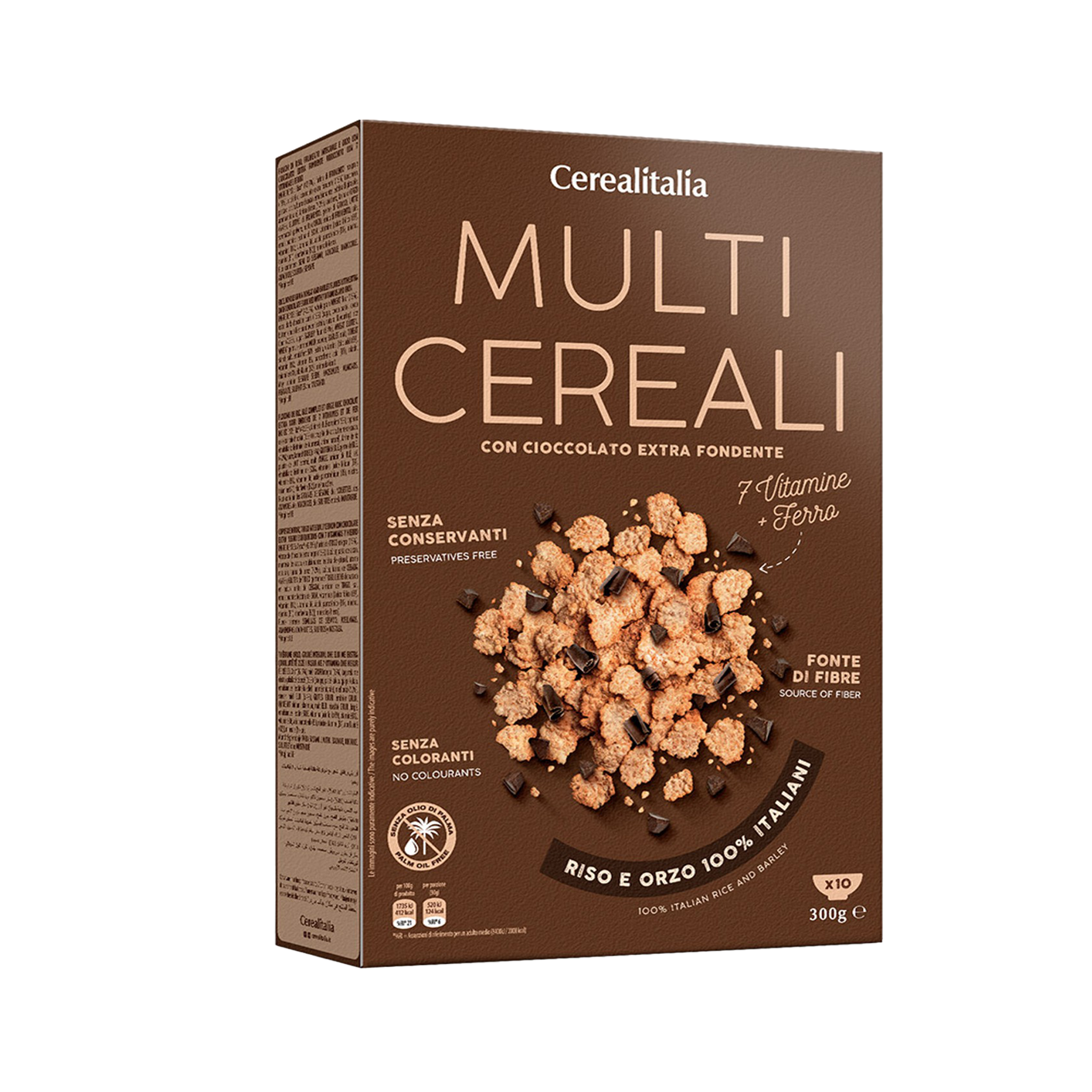 Gm Cerealitalia Multi Cereal with Chocolate 300 Gm
