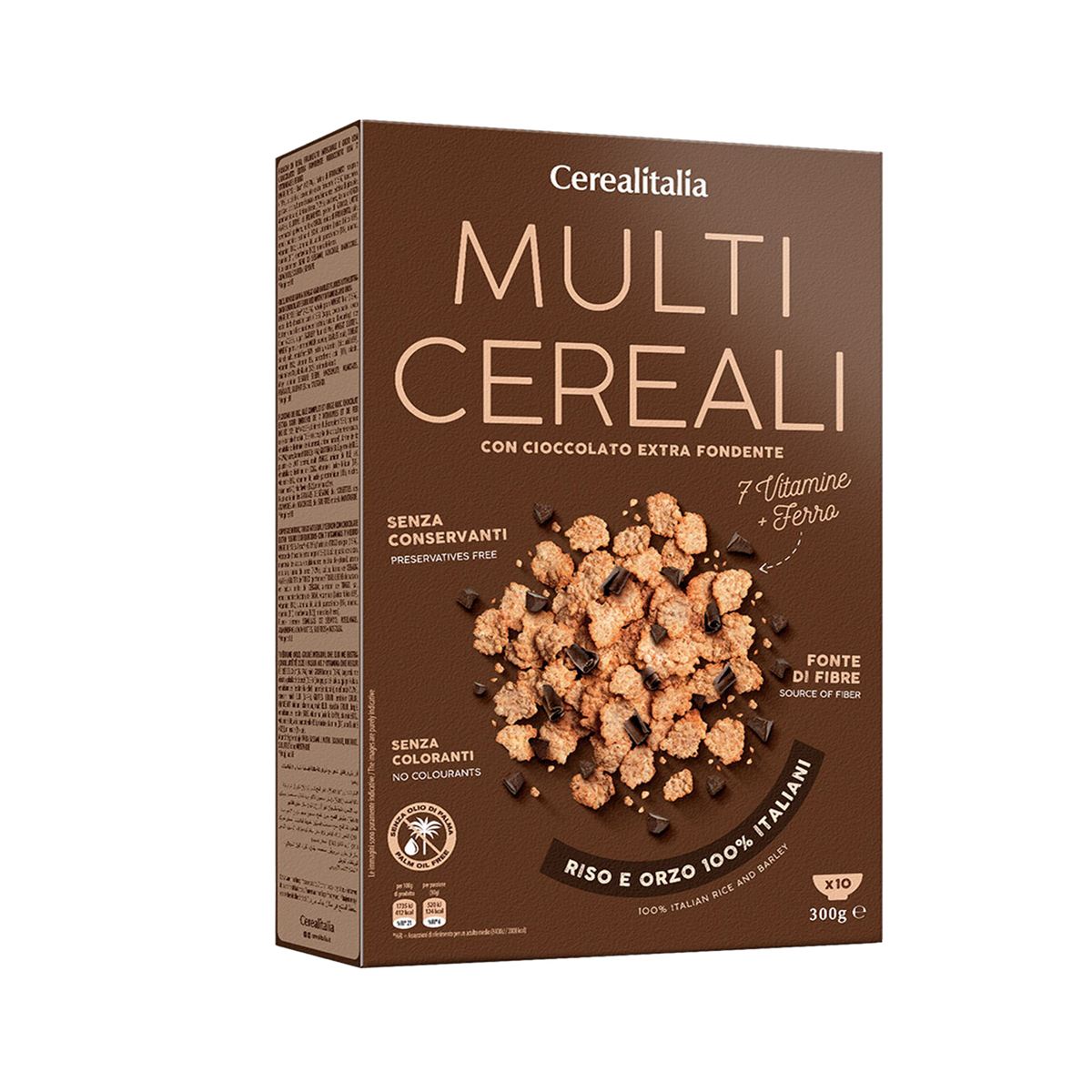 Gm Cerealitalia Multi Cereal with Chocolate 300 Gm