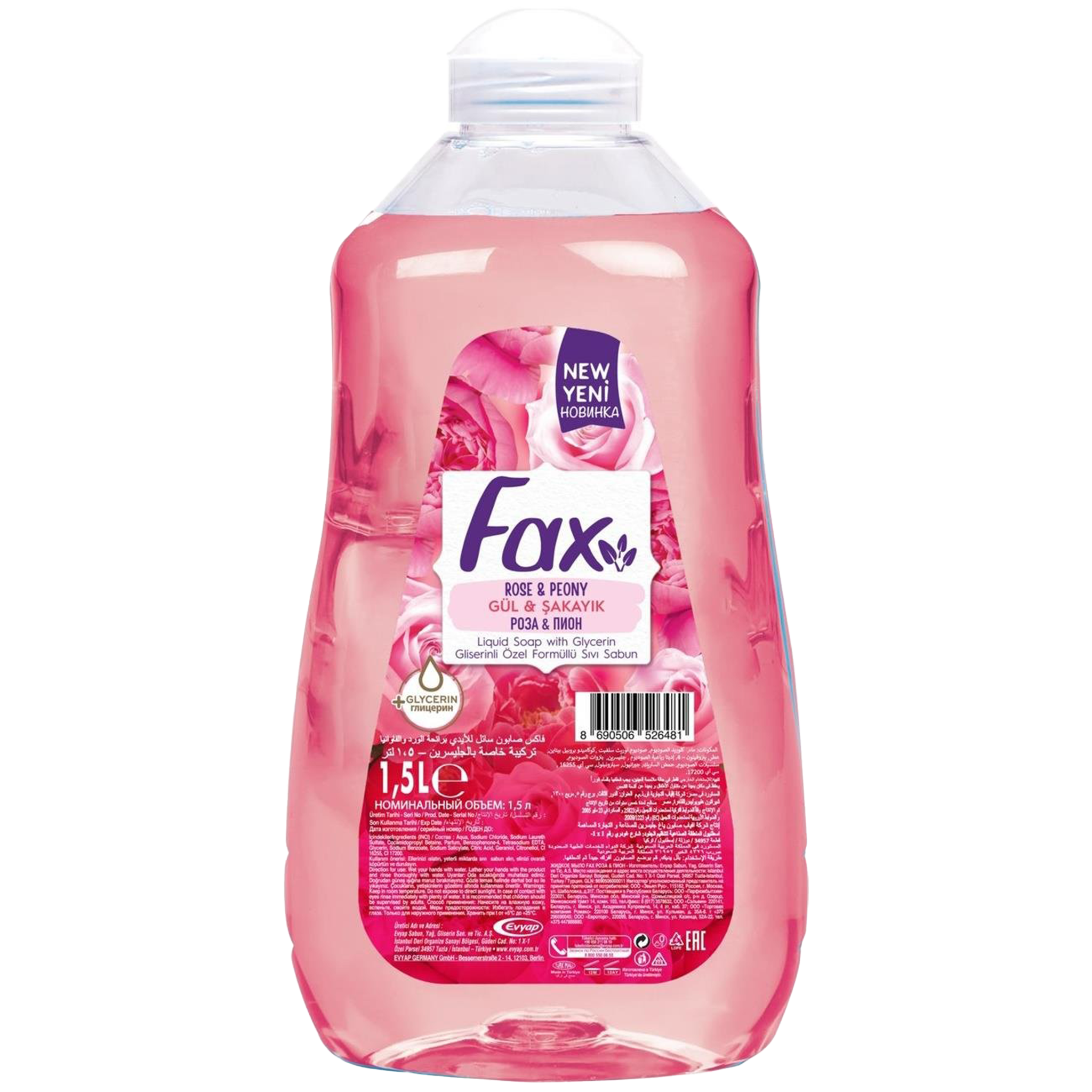 Fax Liquid Sab 1.5Lt Rose & Sakayik
