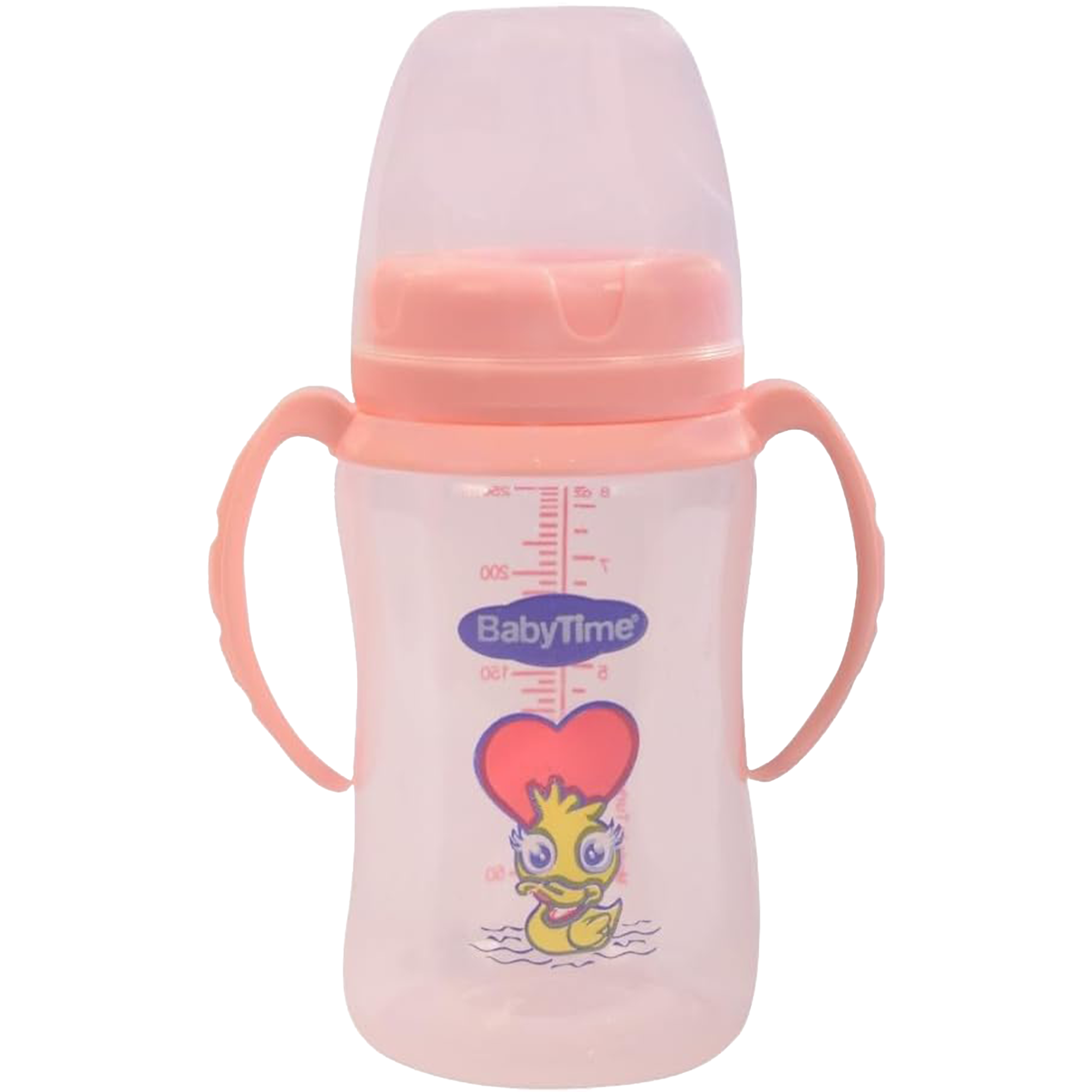 BT077 WIDE MOUTH PP BABY BOTTLE WITH HANDLE 250 CC