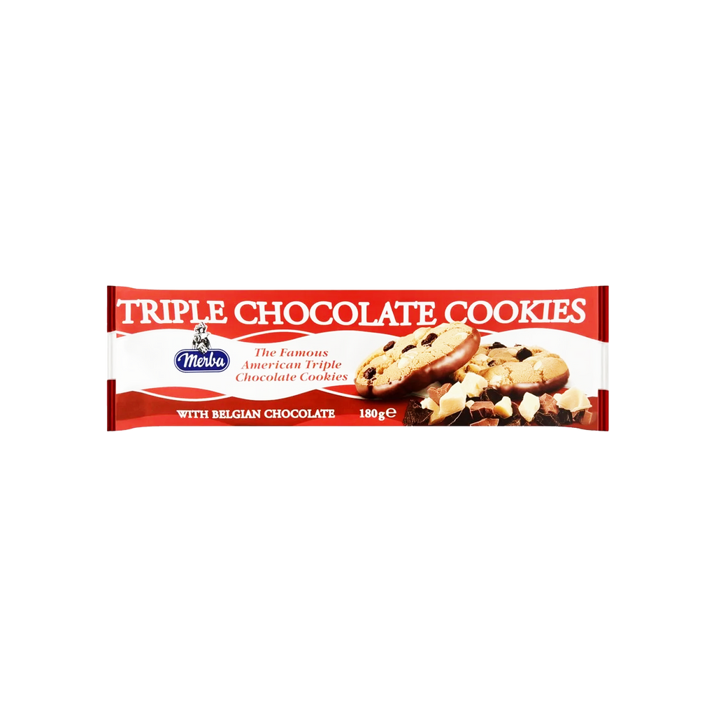 Merba Triple Chocolate Cookies – 180g