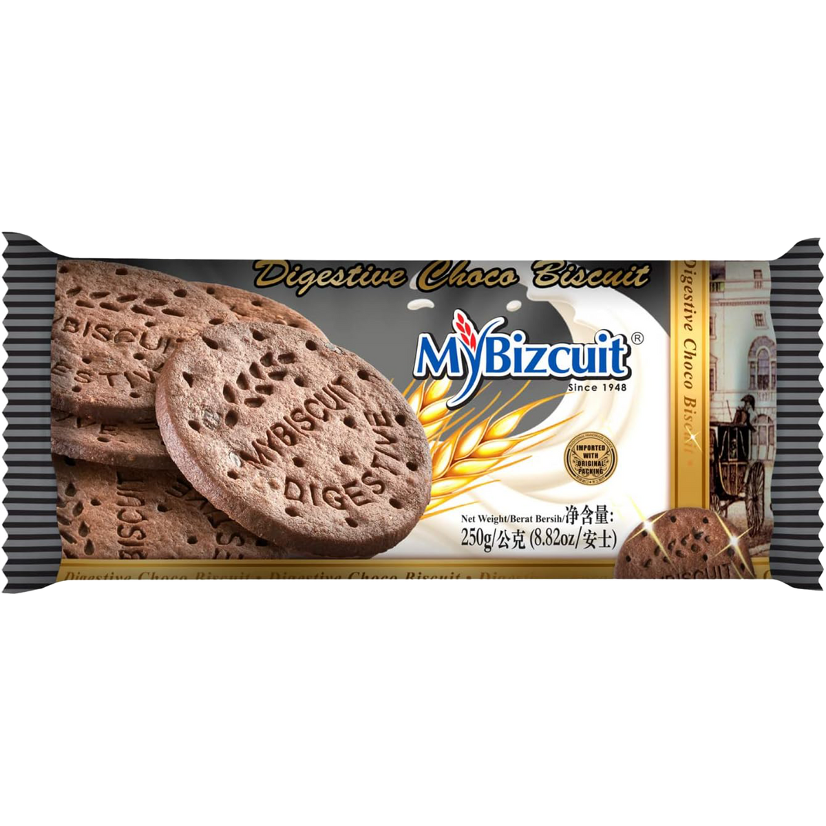 Mybizcuit Digestive Choco Biscuit 250G