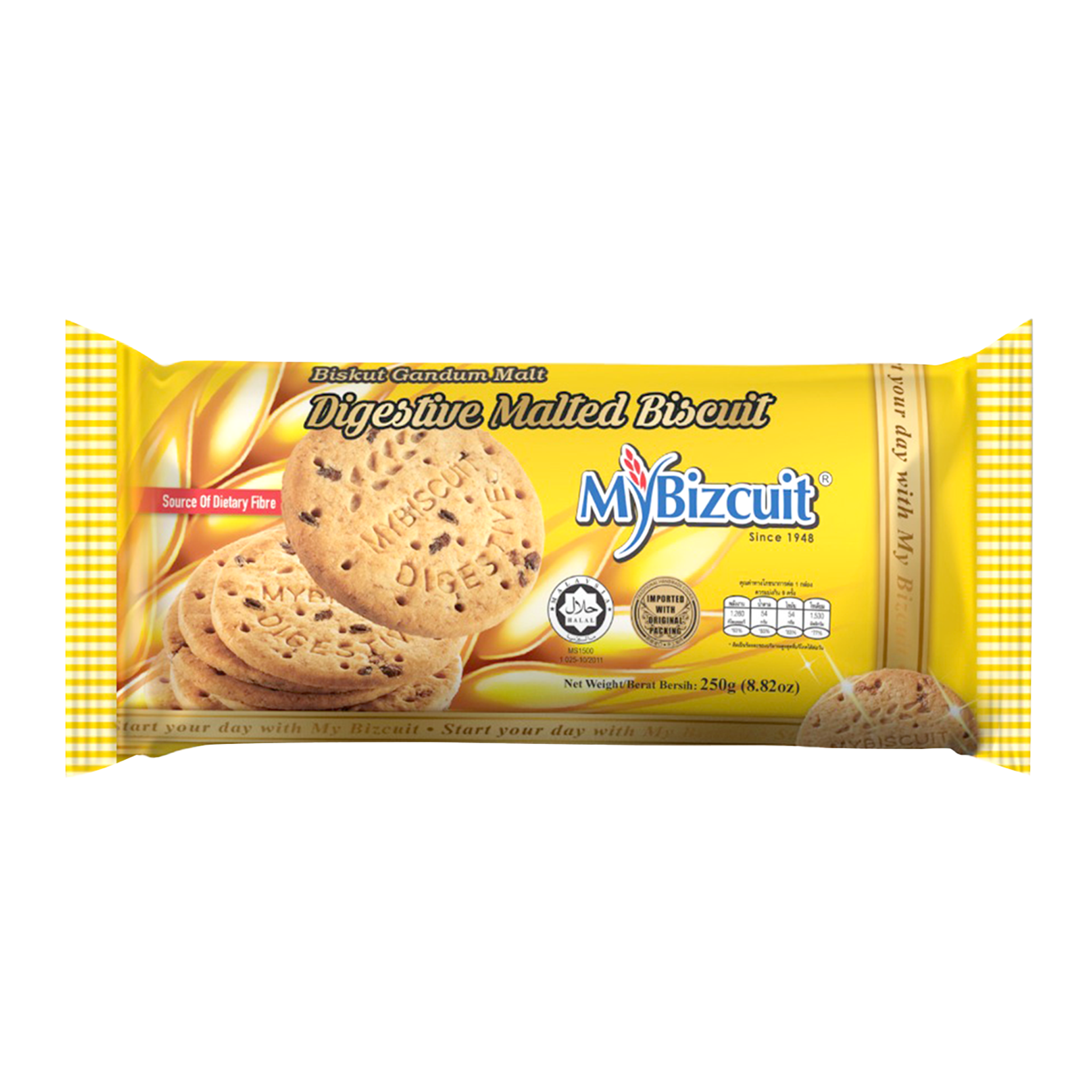 Mybizcuit Digestive Malted Biscuit 250G
