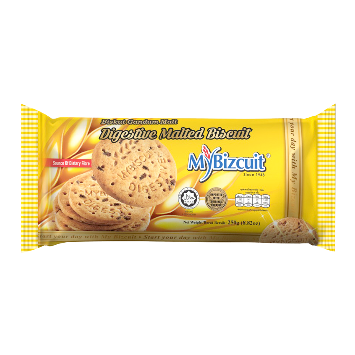 Mybizcuit Digestive Malted Biscuit 250G