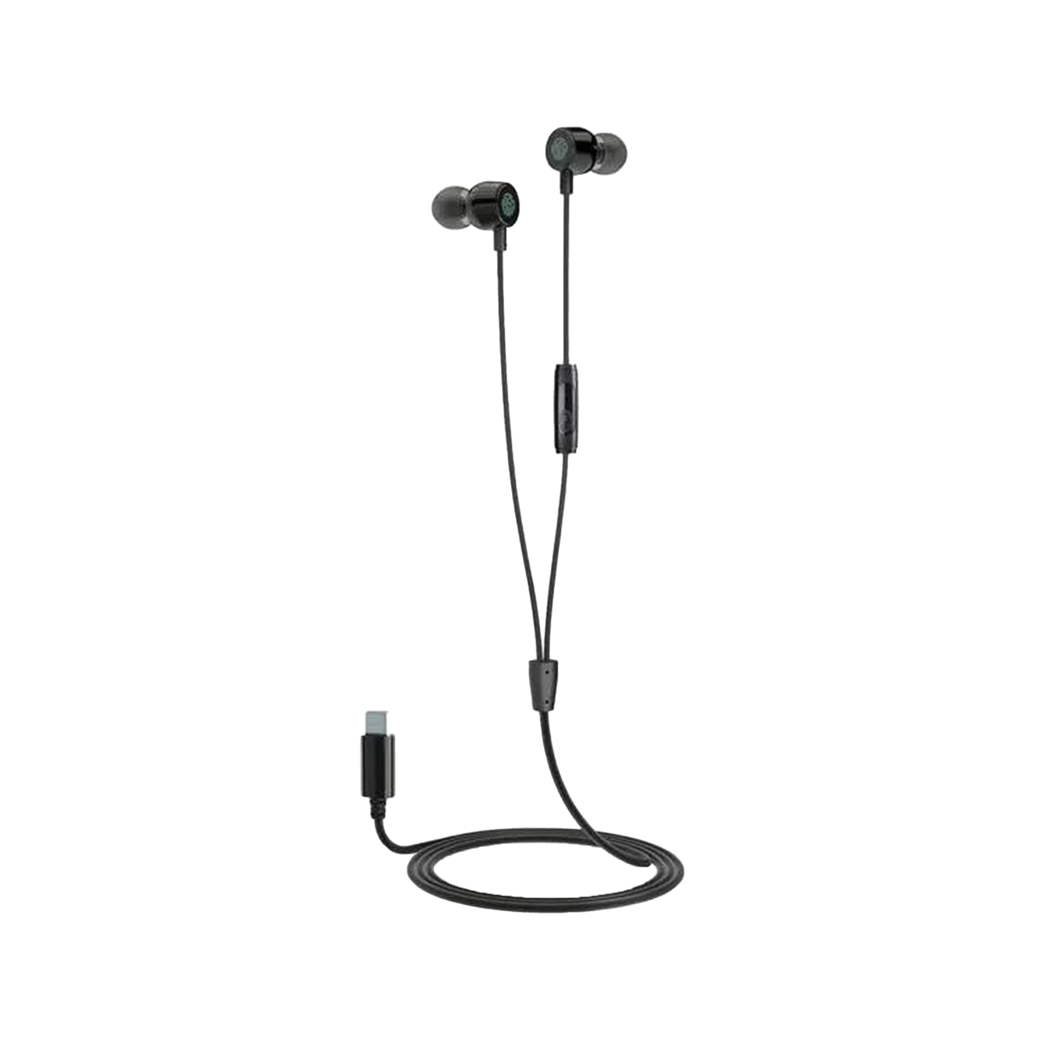 {PD-STWLEP048-BK} Porodo Soundtec Wired Earphone with Touch Control 100mm