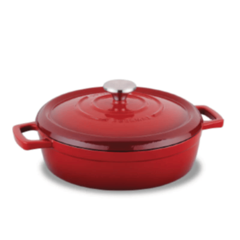 A2849-1 Casta Grill Low Casserole 26x7 Red