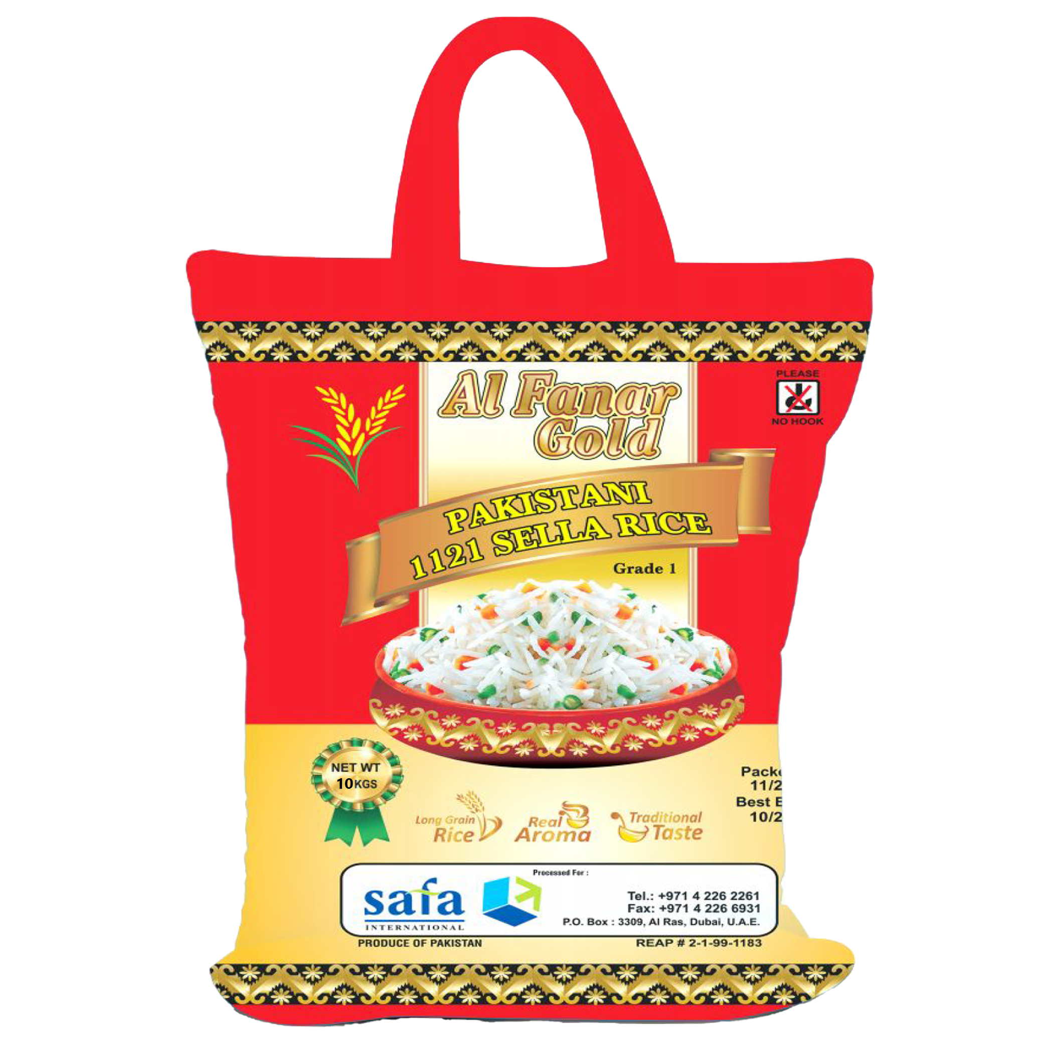 Al Fanar Gold Pakistani Sella Rice 1121 10K