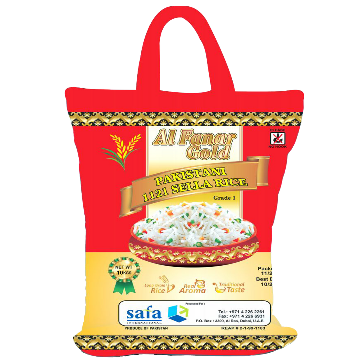 Al Fanar Gold Pakistani Sella Rice 1121 10K