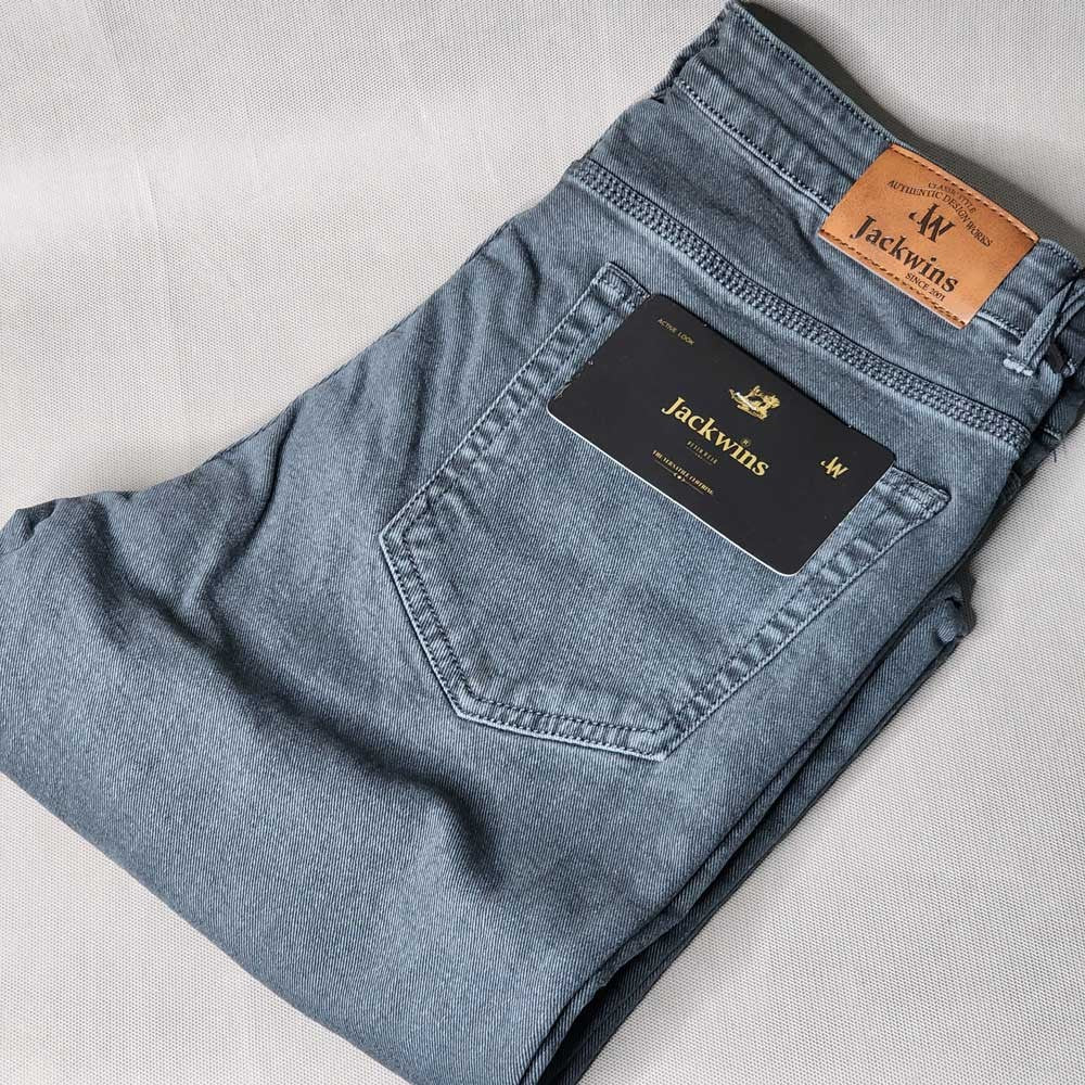 Jackwin men grey jeans