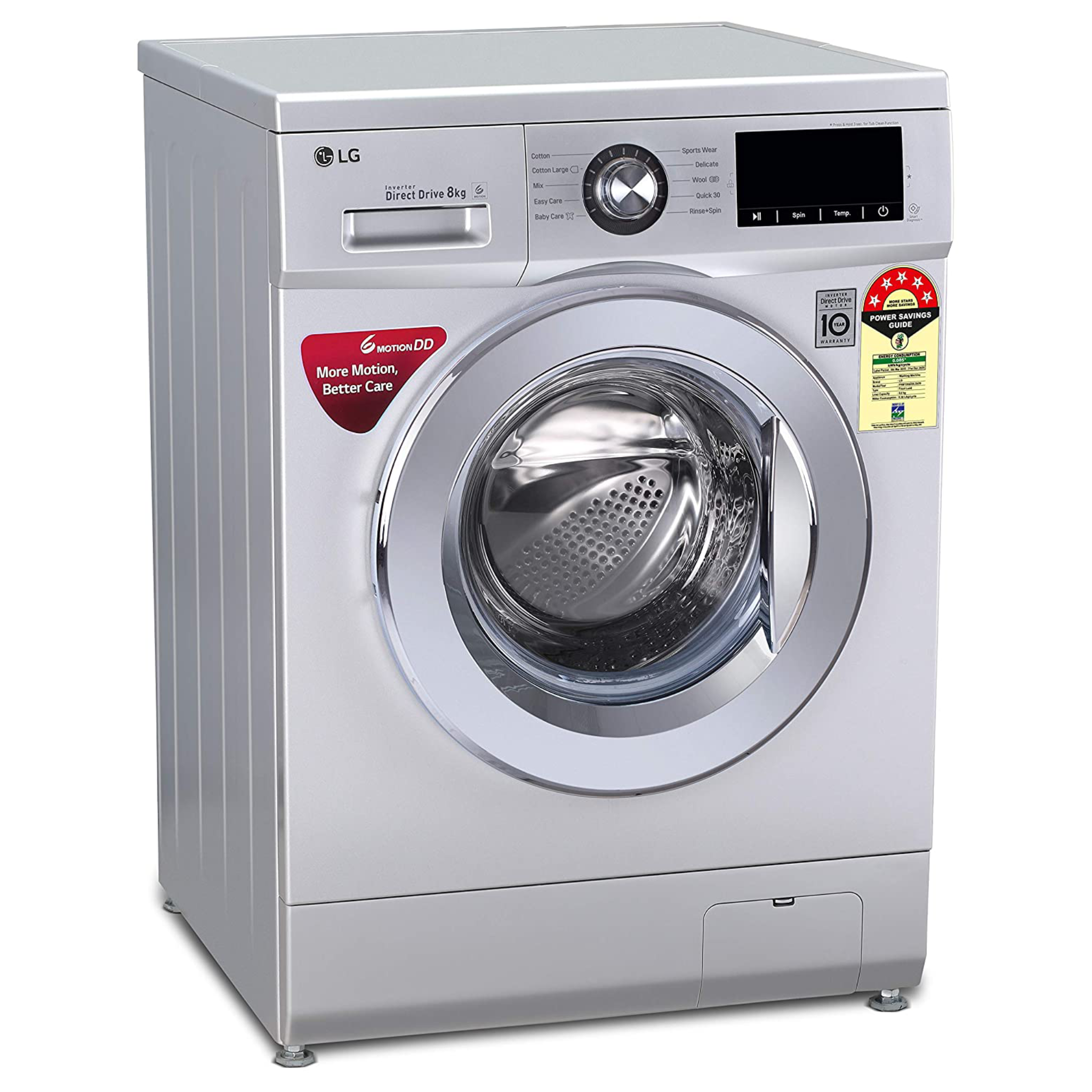 LG Washing Machine Front Load  7kg (Automatic)  F2J5QNP7S