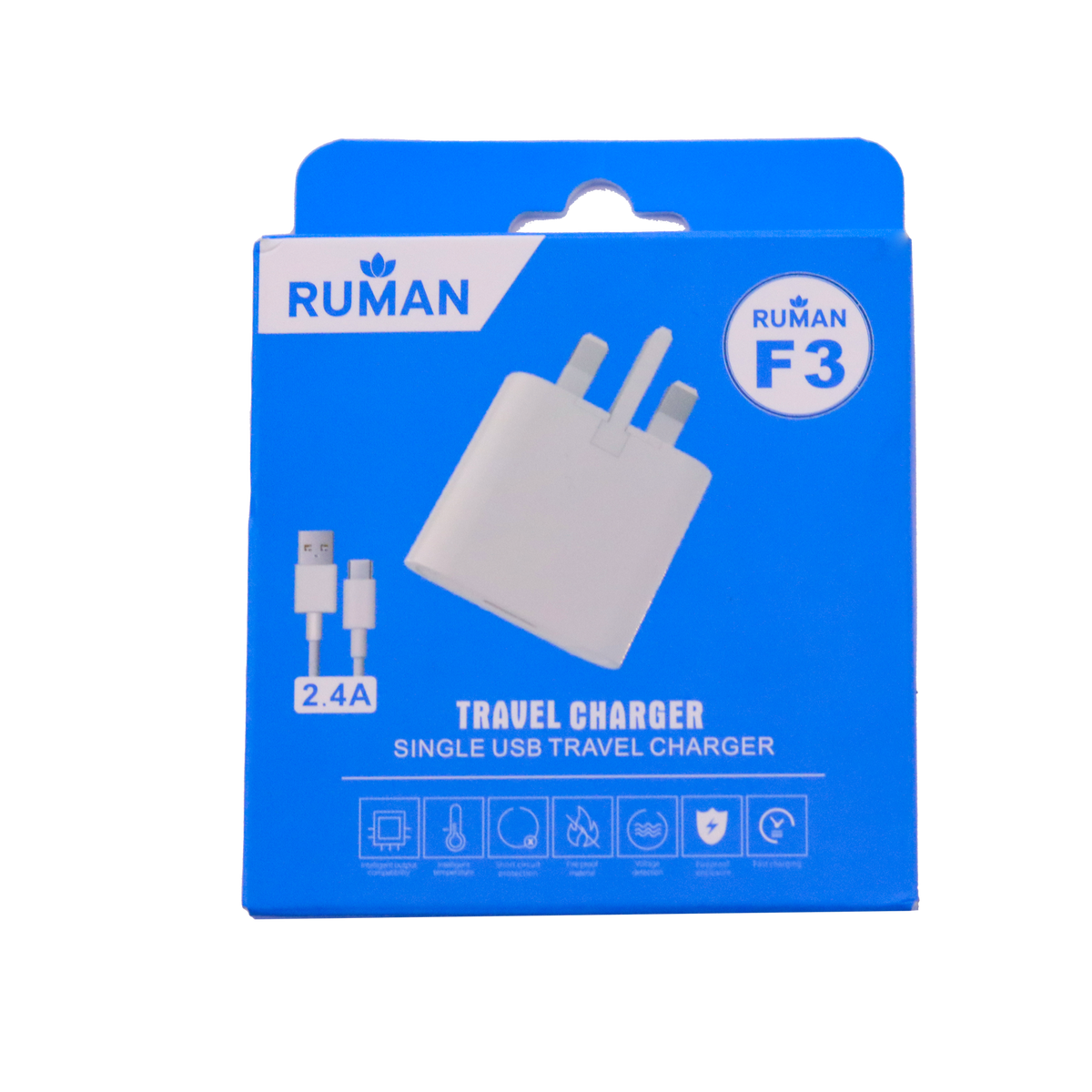 Ruman Charger F3 2.4A – Adeeg.com