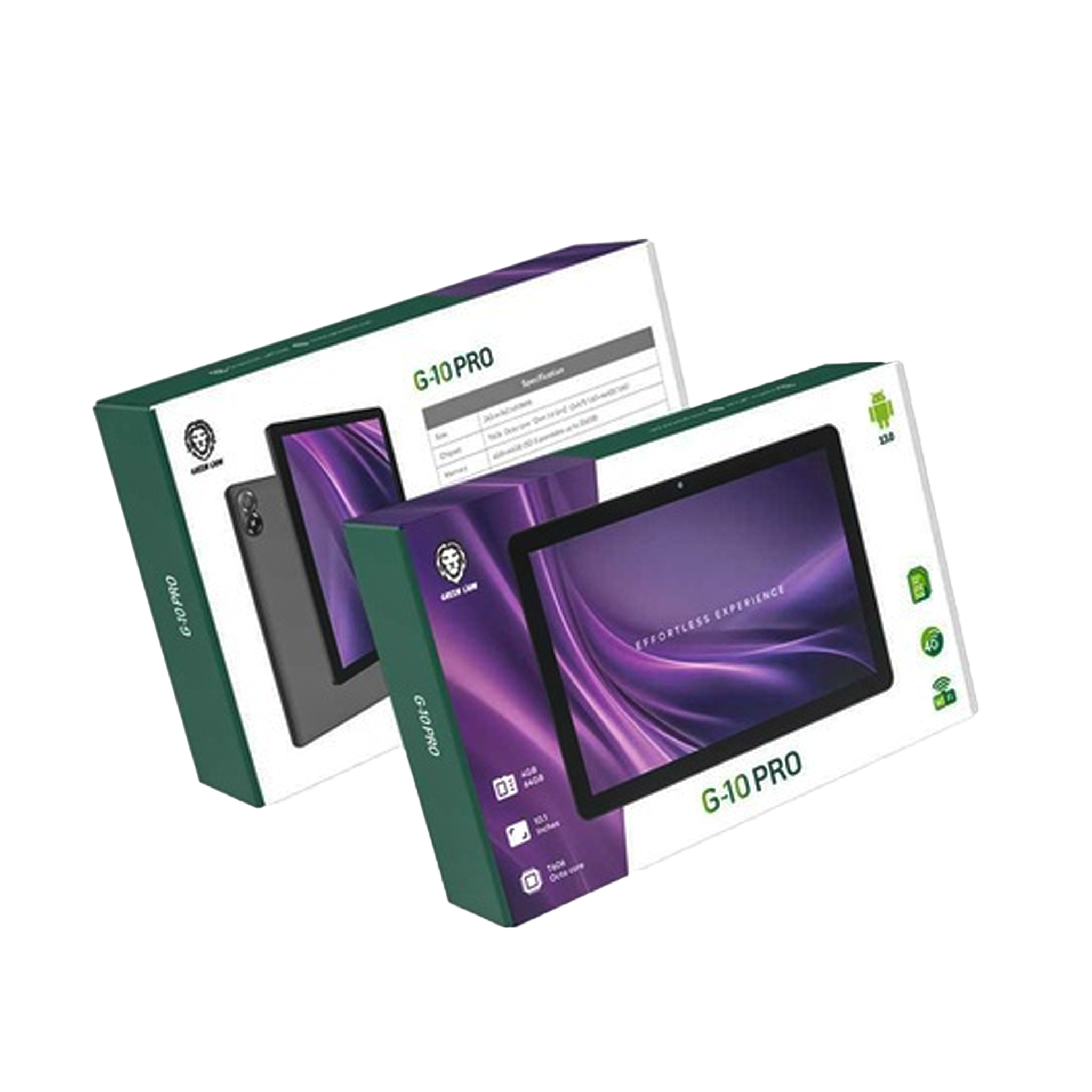 Green Lion G-10Pro Tablet 4GB RAM 64GB storage 10.1" screen 5000mAh battery