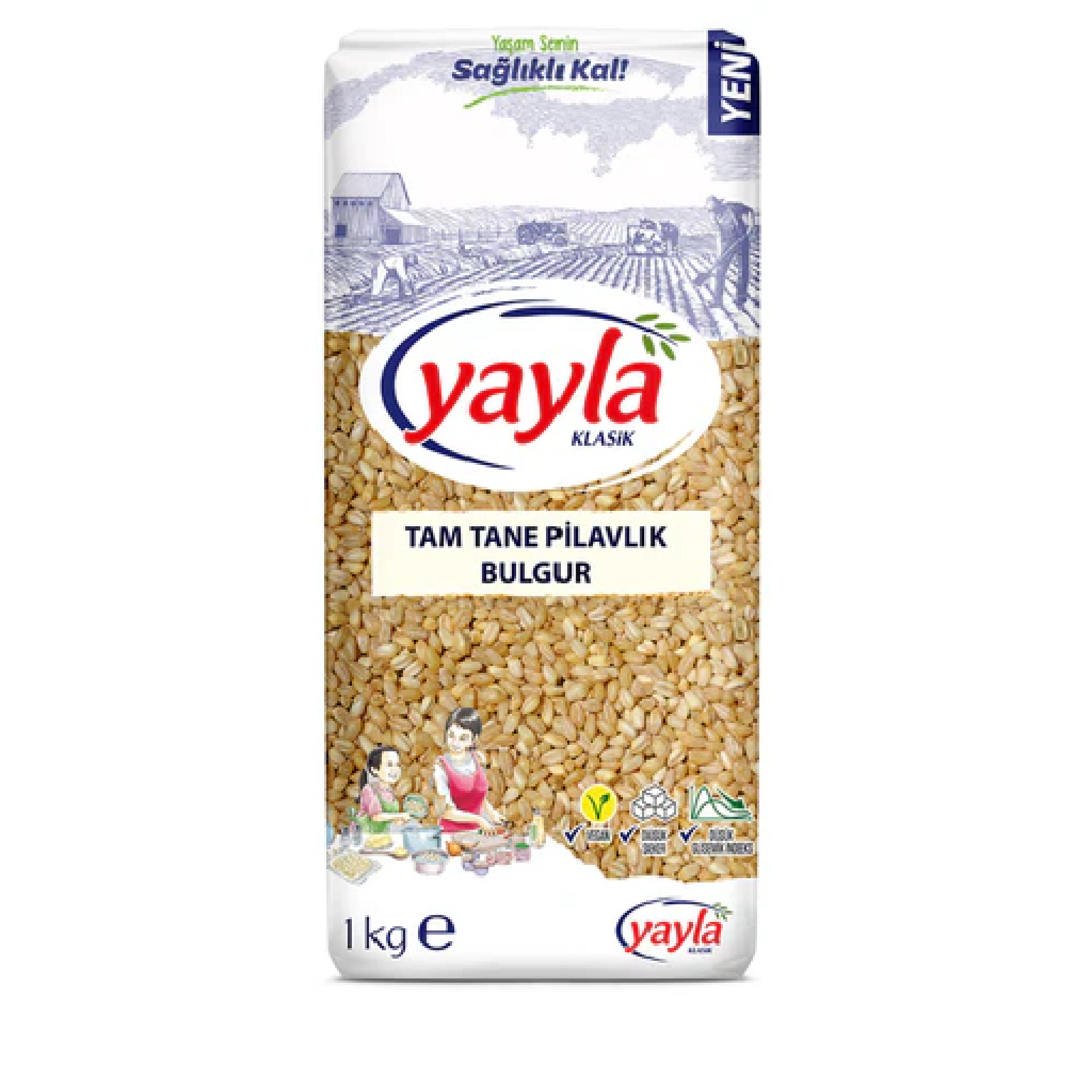 Yayla 1kg Tam Tane Pilavlik Bulgur