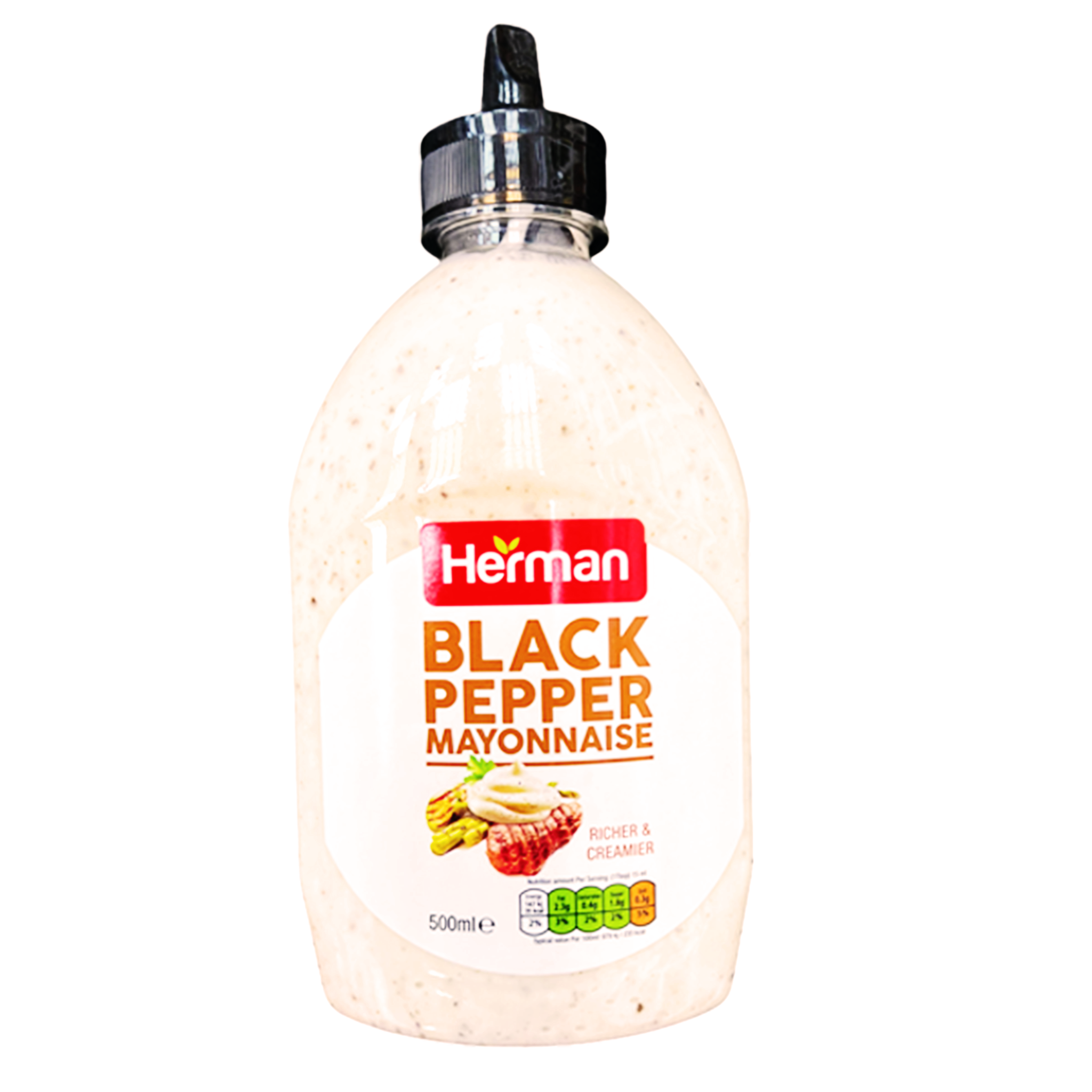 Herman Black Pepper Mayonnaise 500Ml