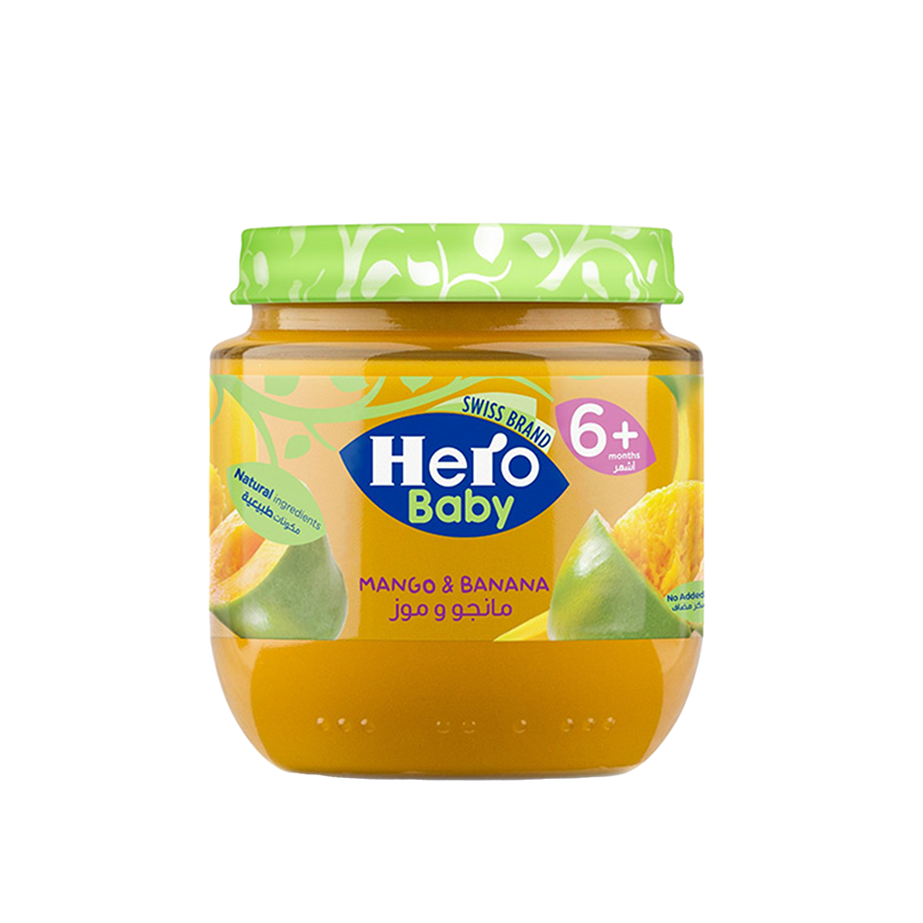 Hero Baby Food Asst Mango Banana 125Gm