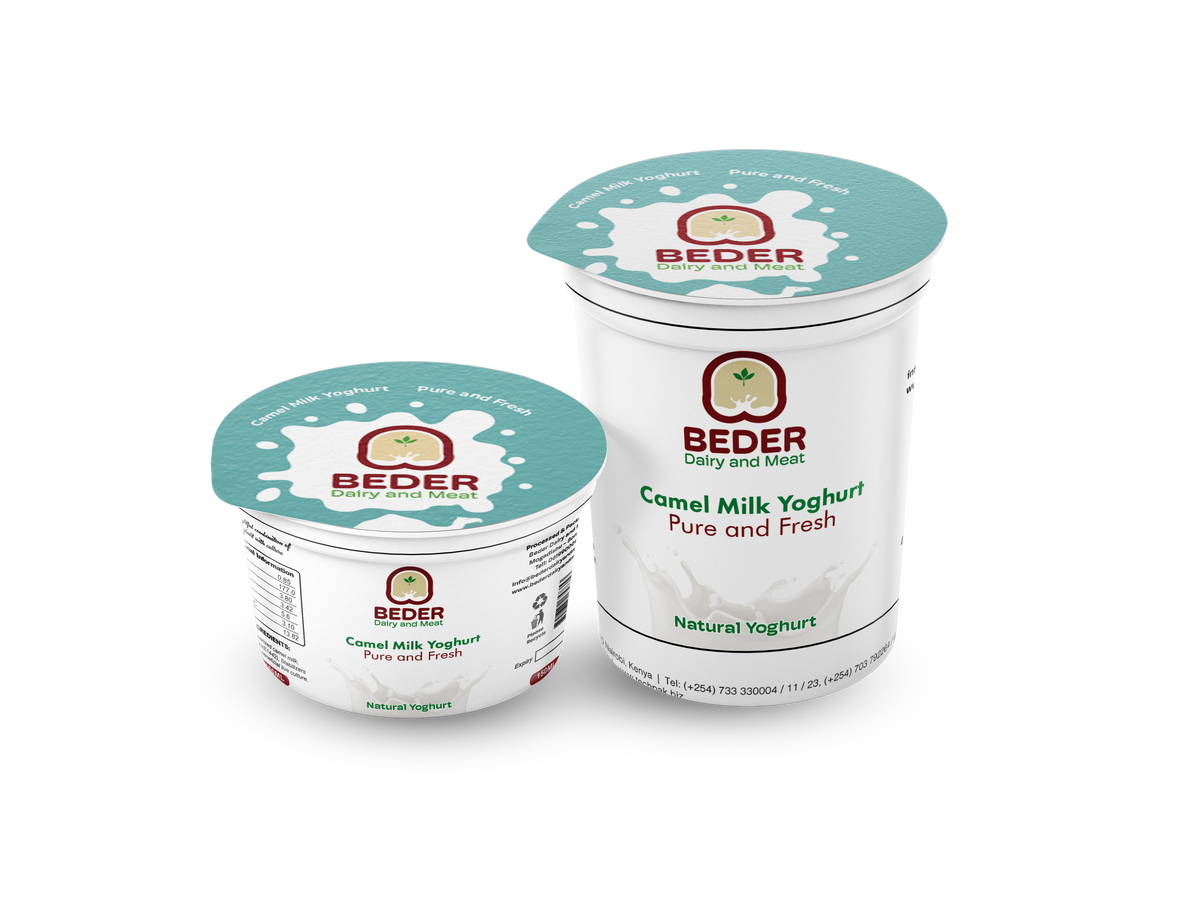Beder Rifai BEDER CAMEL MILK YOGHURT PURE AND FRESH NATURAL 150ML – Adeeg.com