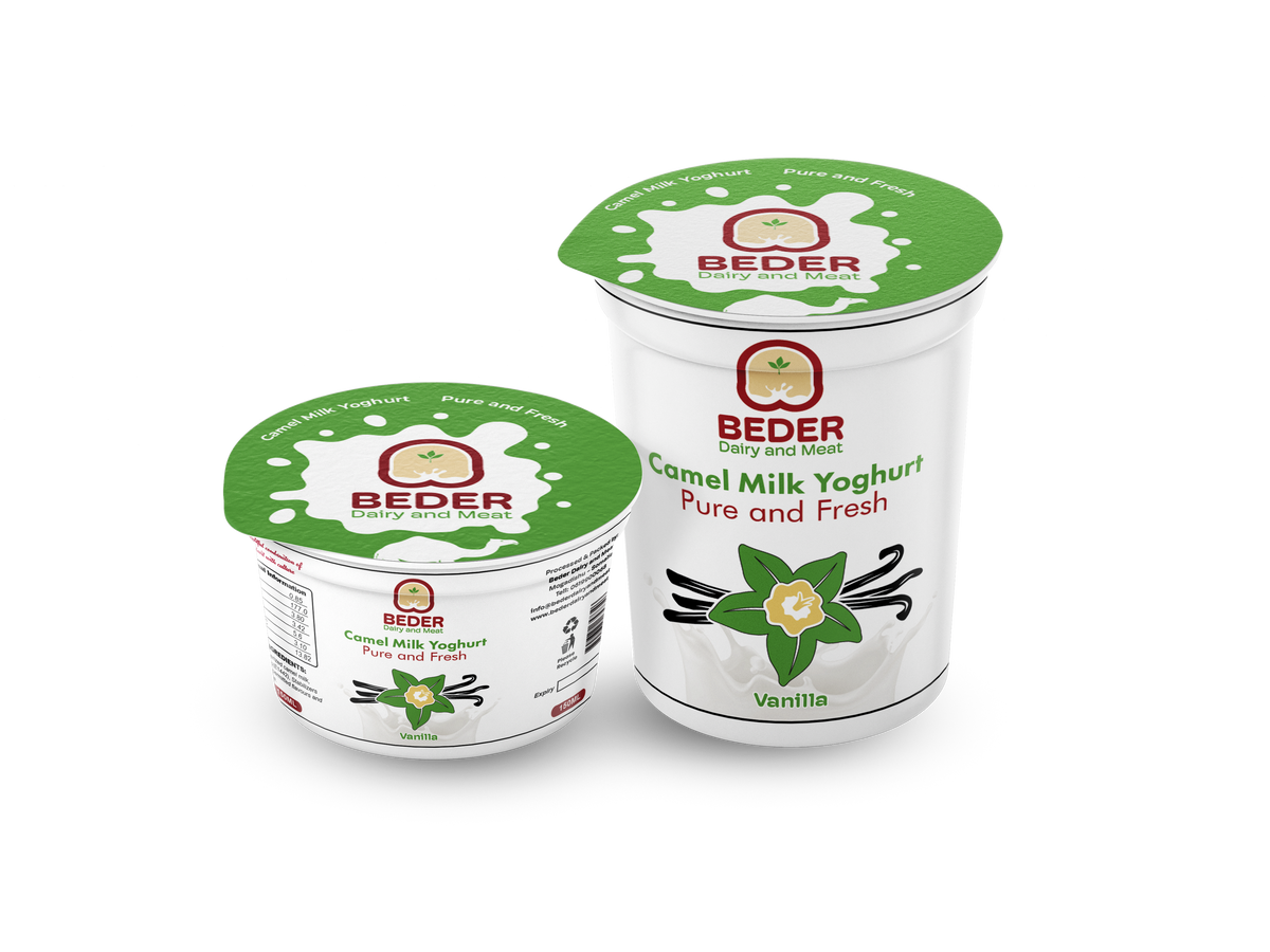 Beder Rifai BEDER CAMEL MILK YOGHURT VANILLA 150ML – Adeeg.com