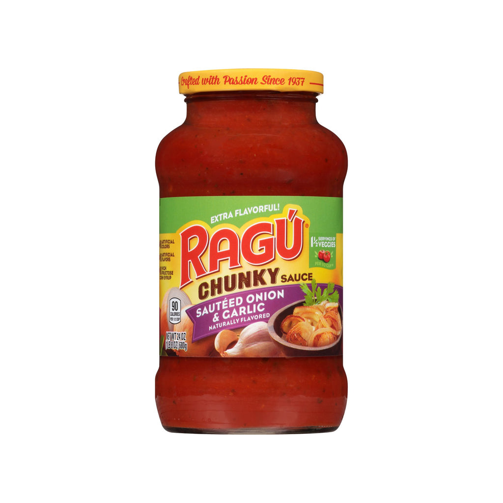 Ragu Chunky Sauce Sauteed Onion & Garlic 680G