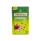 Twinings Green & Cranberry 20 Tea Bags 40G