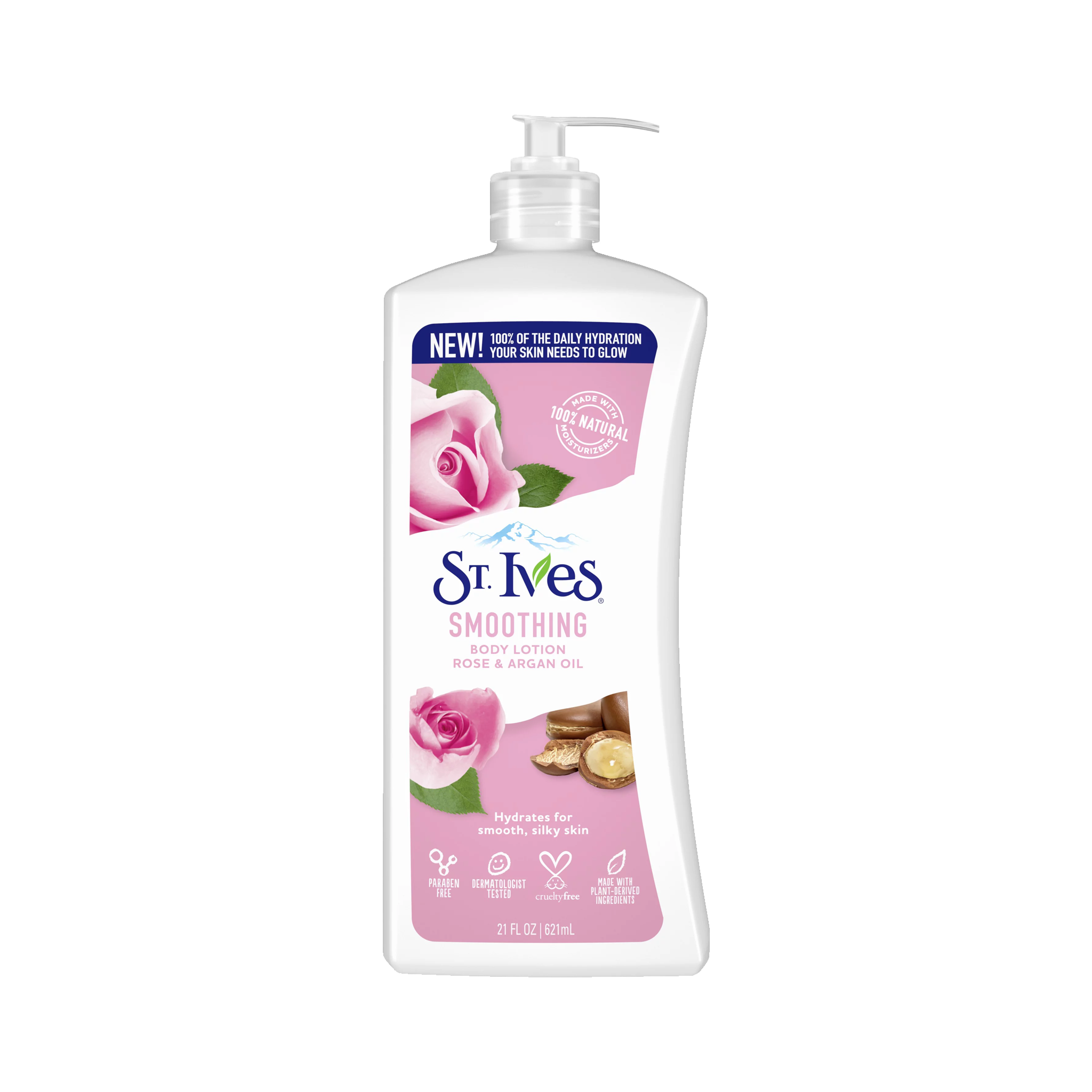St.Ives smoothing body Lotion rose & argan oil 621Ml