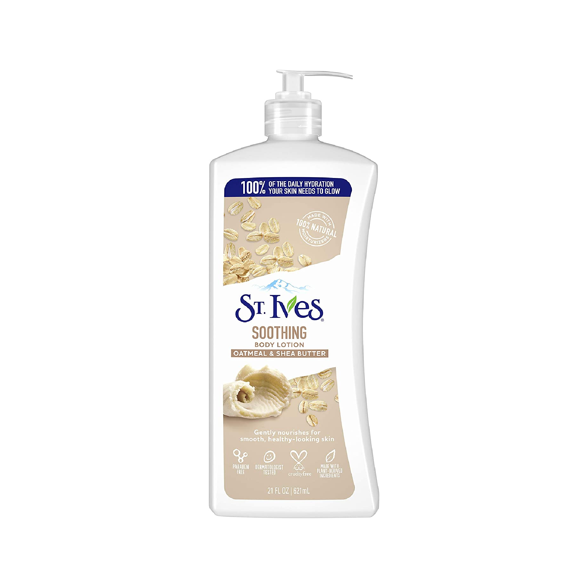 st.ives soothing body lotion oatmeal & shea butter 621ml