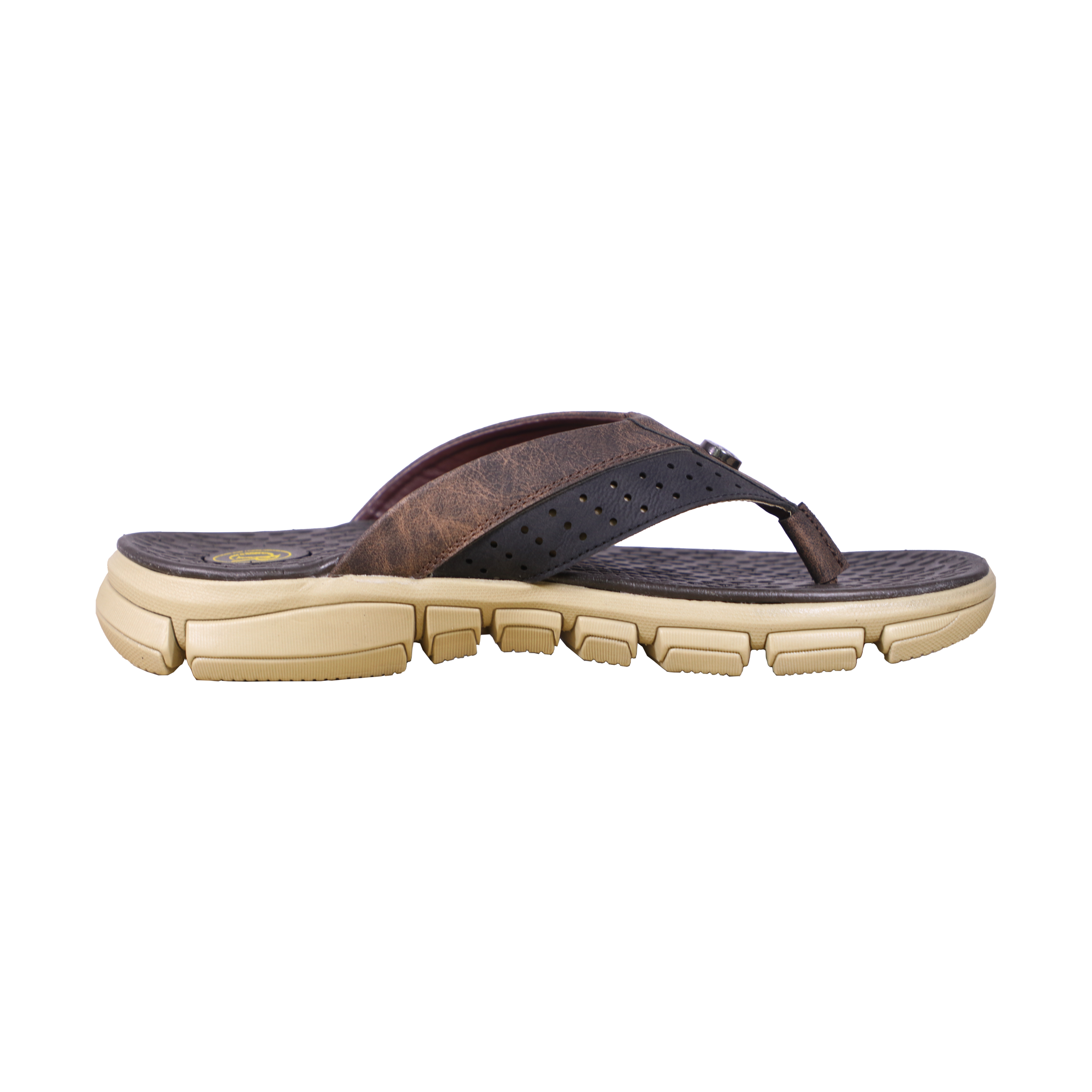 Mens Slippers - CR Sports - Brown