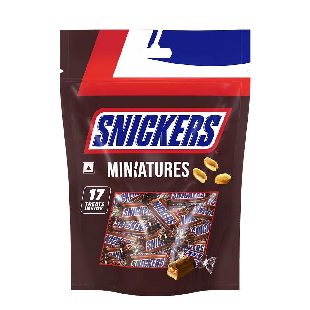 Round Mini Snickers Snickers Minis 333gm – Adeeg.com