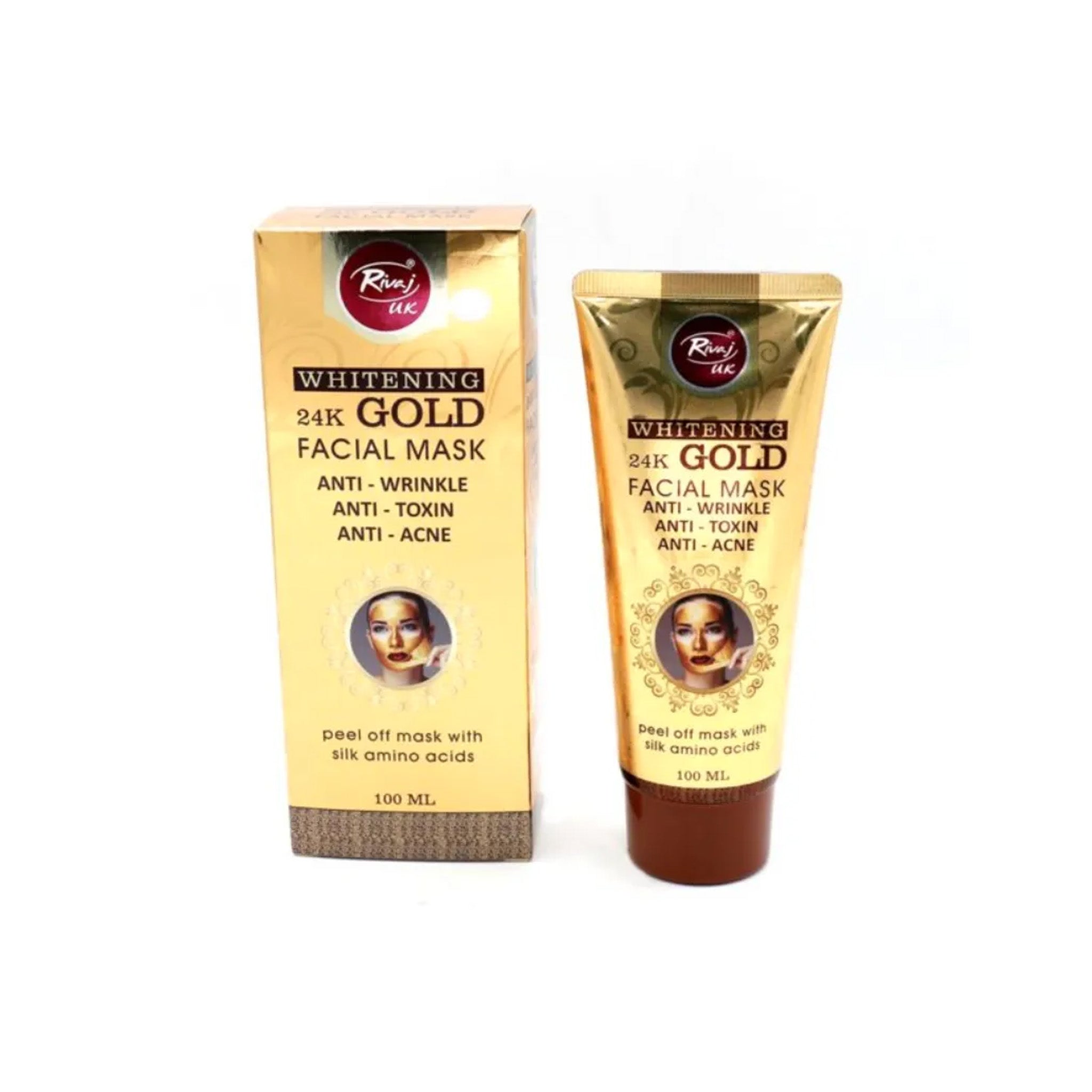 Rivaj Whitening 24k Gold PEEL Of Mask 100ml