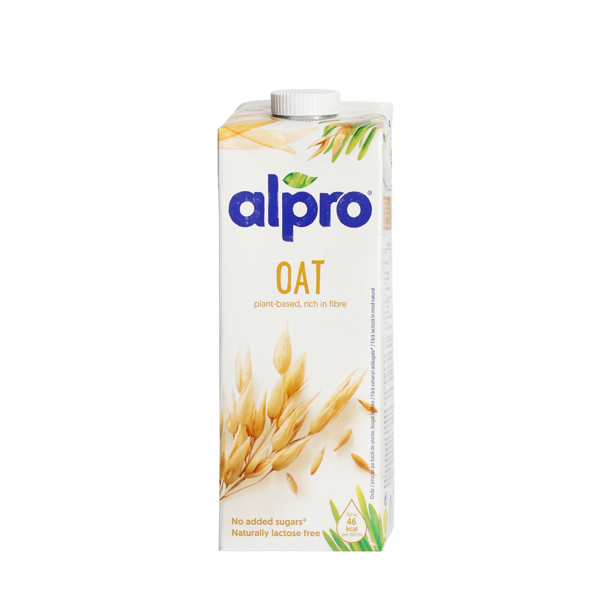 Alpro Drink Oat Plant-Based Rich In Fibre 1L – Adeeg.com