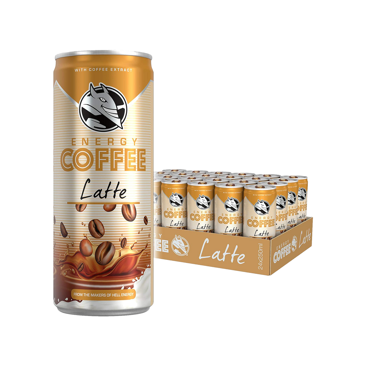 HELL ENERGY COFFEE Latte Iced Coffee 250ml