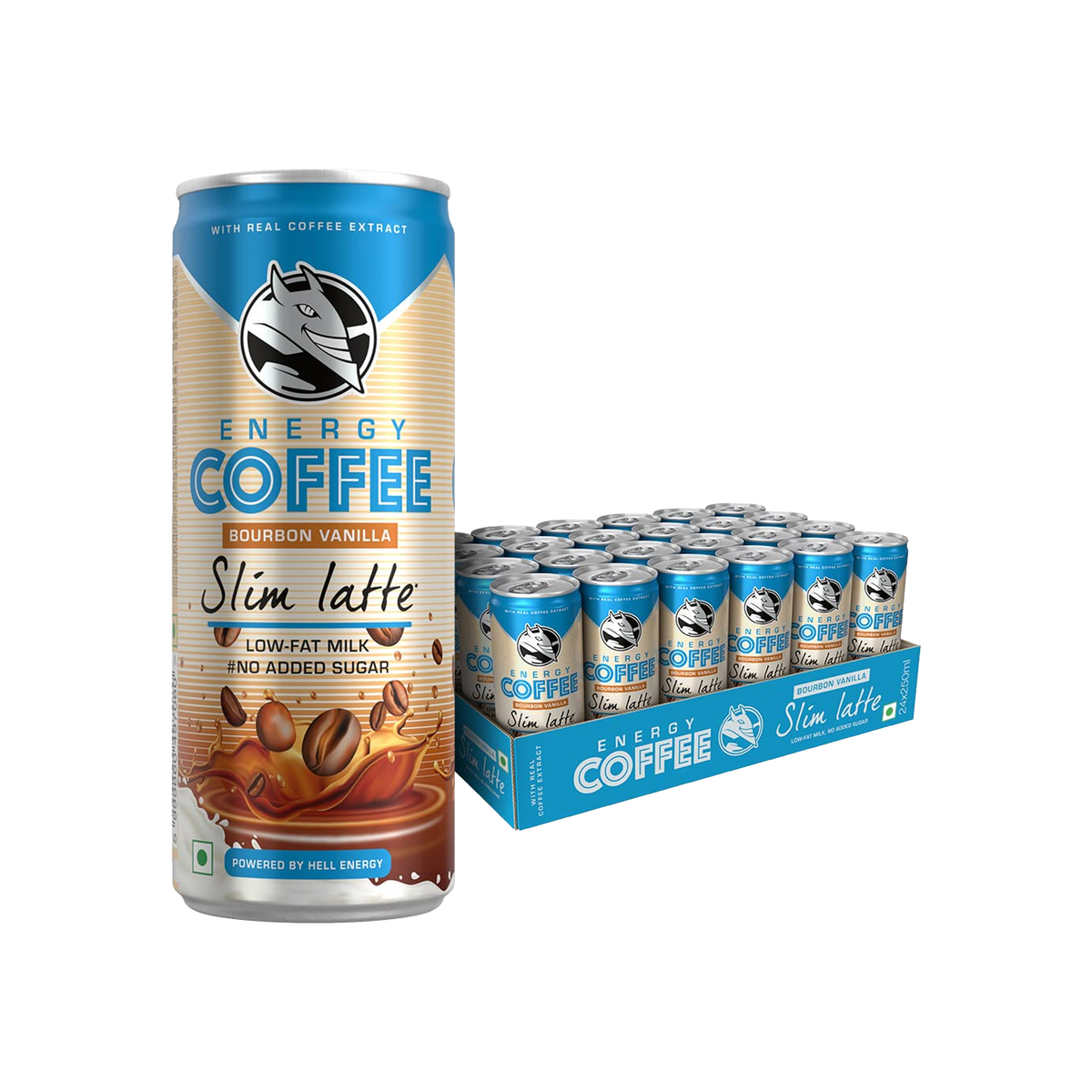 HELL ENERGY COFFEE Latte Iced Coffee 250ml