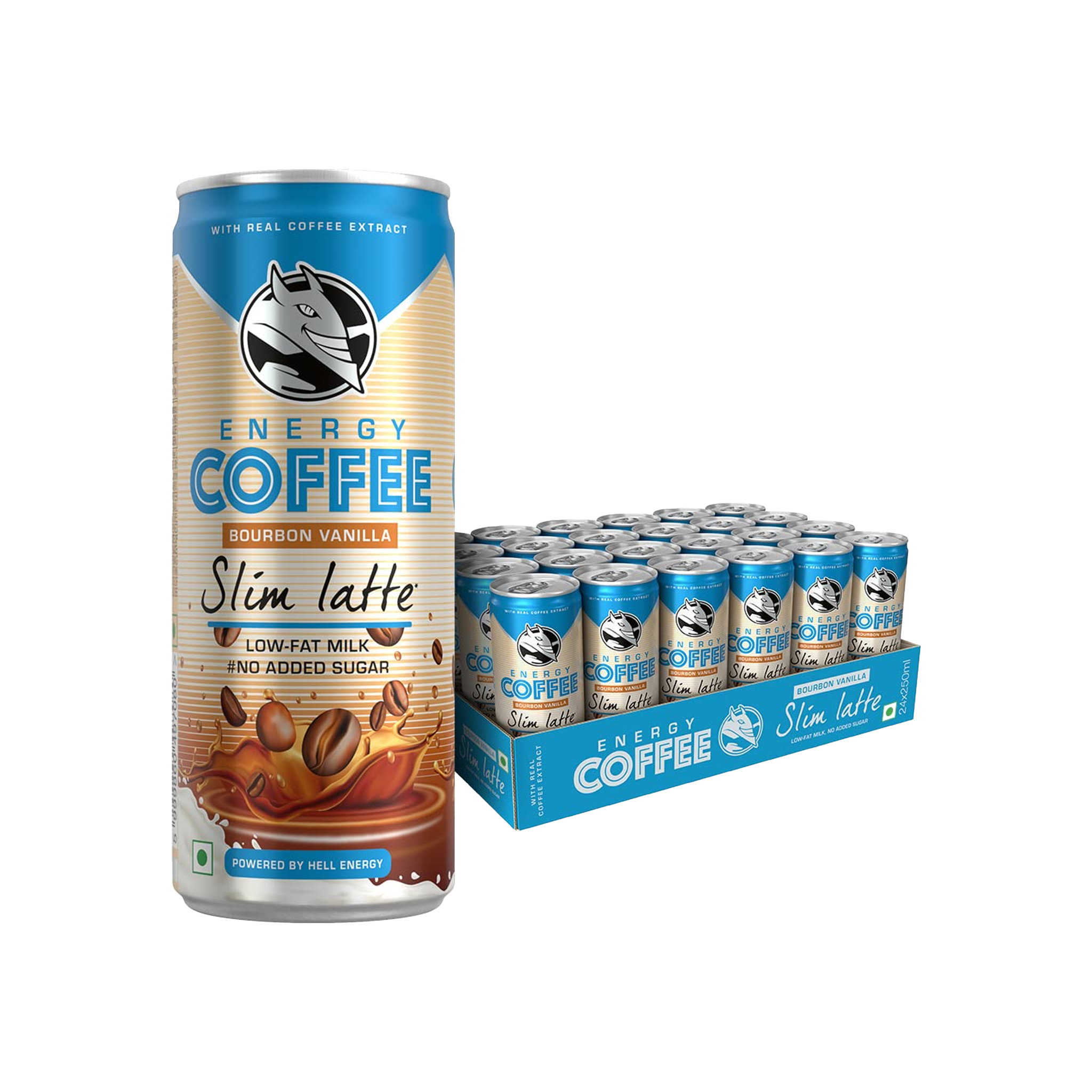 HELL ENERGY COFFEE Latte Iced Coffee 250ml by Hayat Market