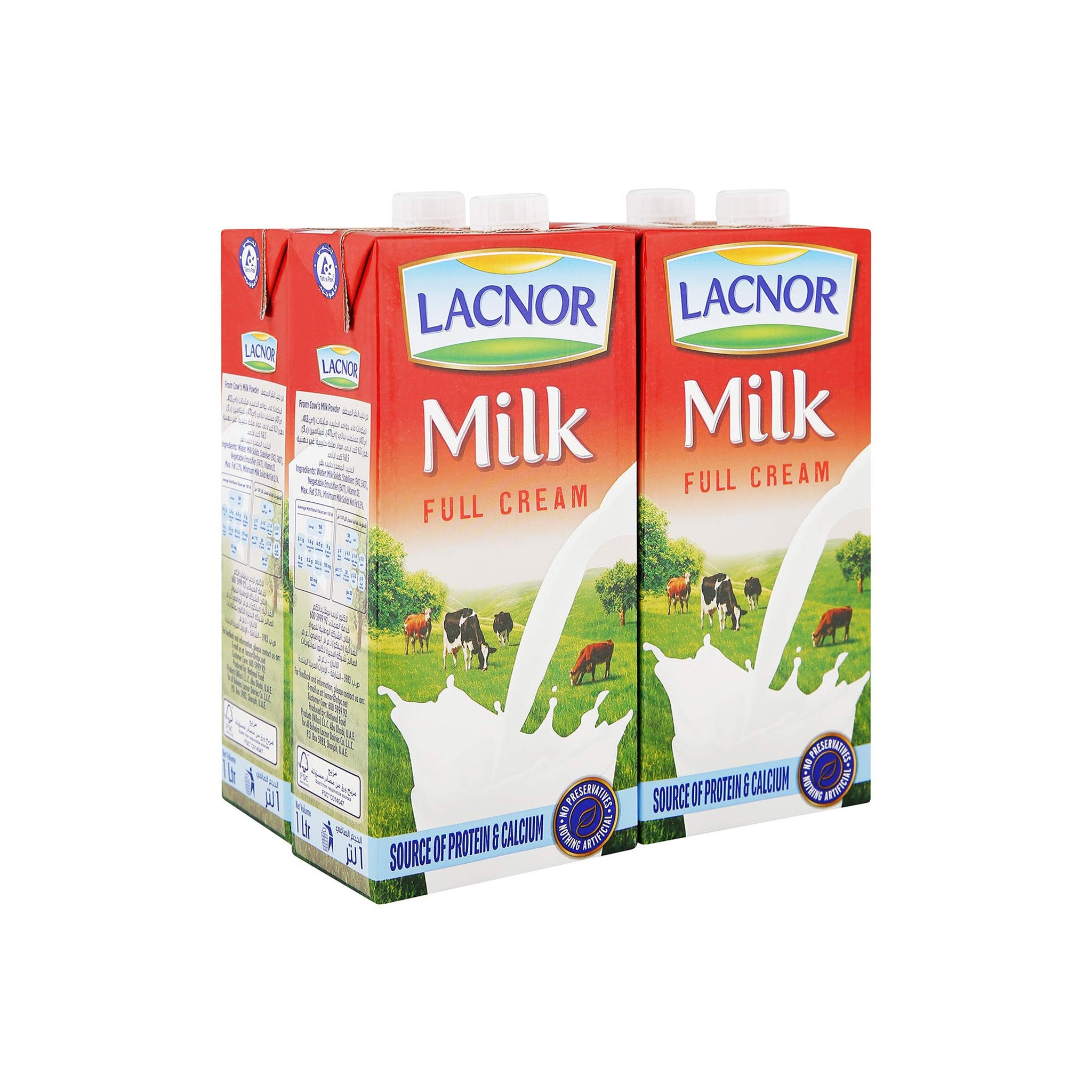 Lacnor Milk Full Cream 1L