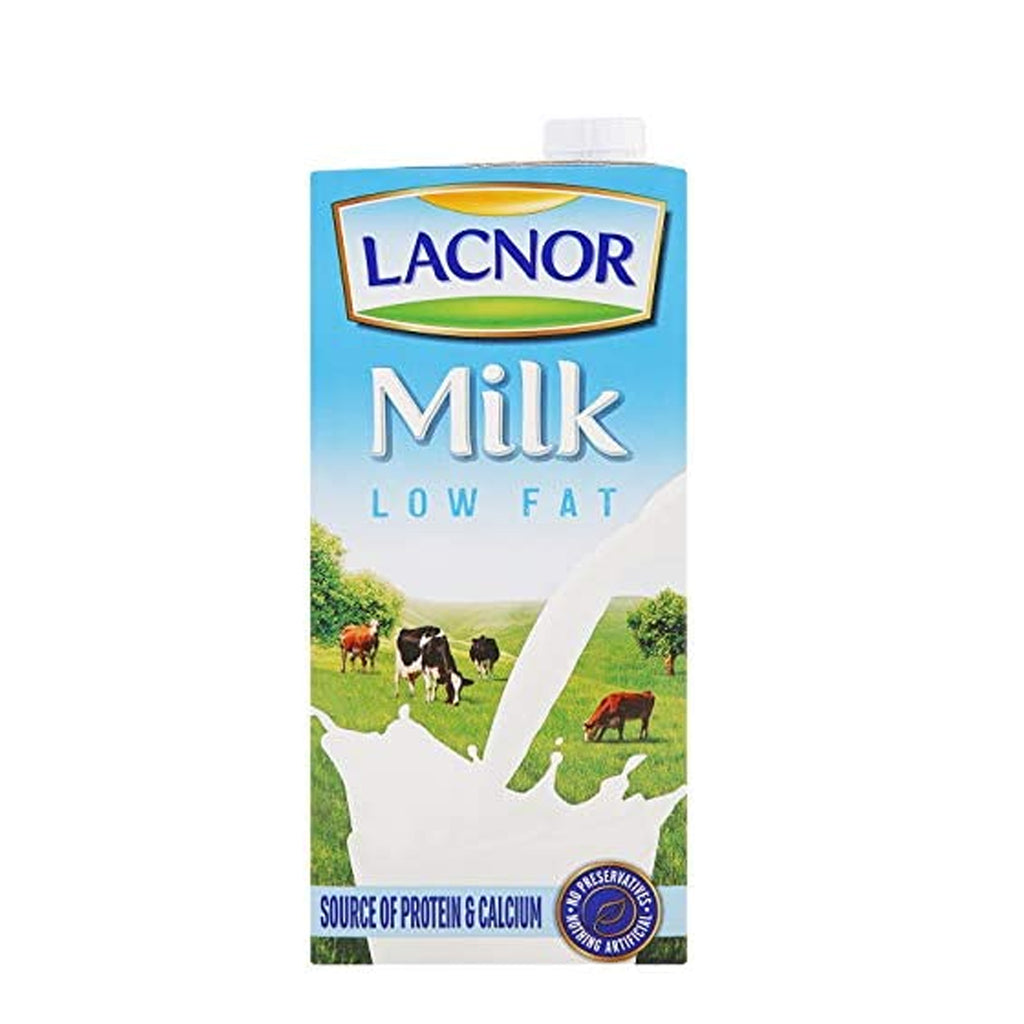 Lacnor Milk Low Fat 1L