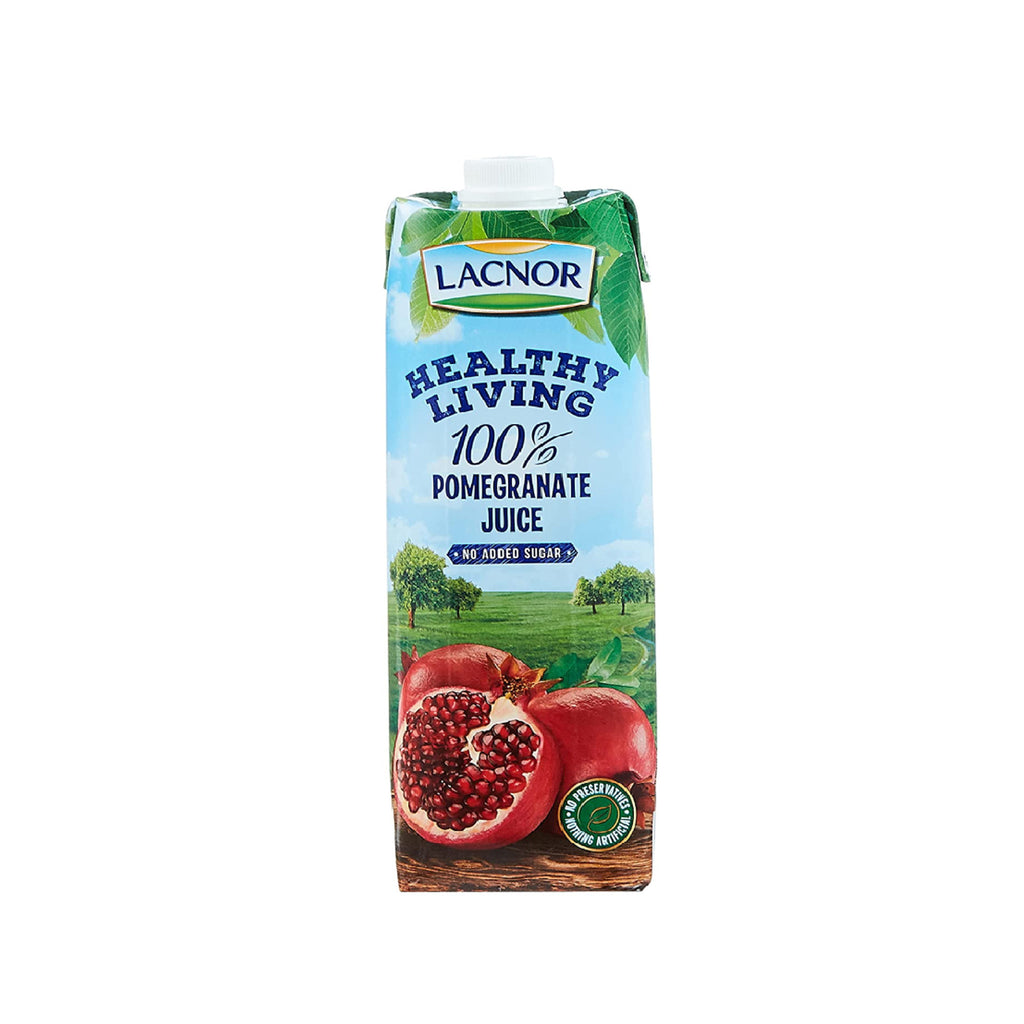 Lacnor Healthy Living Pomegranate Juice No Added Sugar 1L
