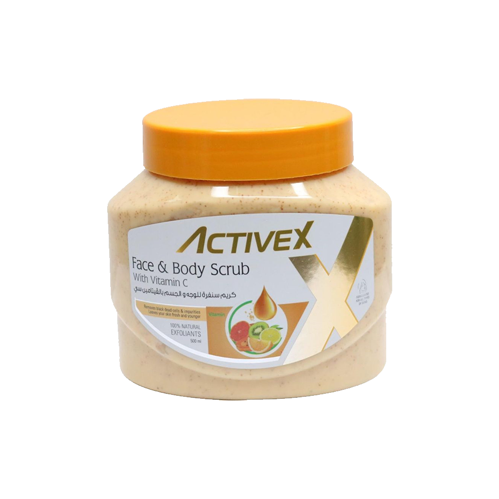 Activex Face & Body Scrub 500 Ml - Vitamin C