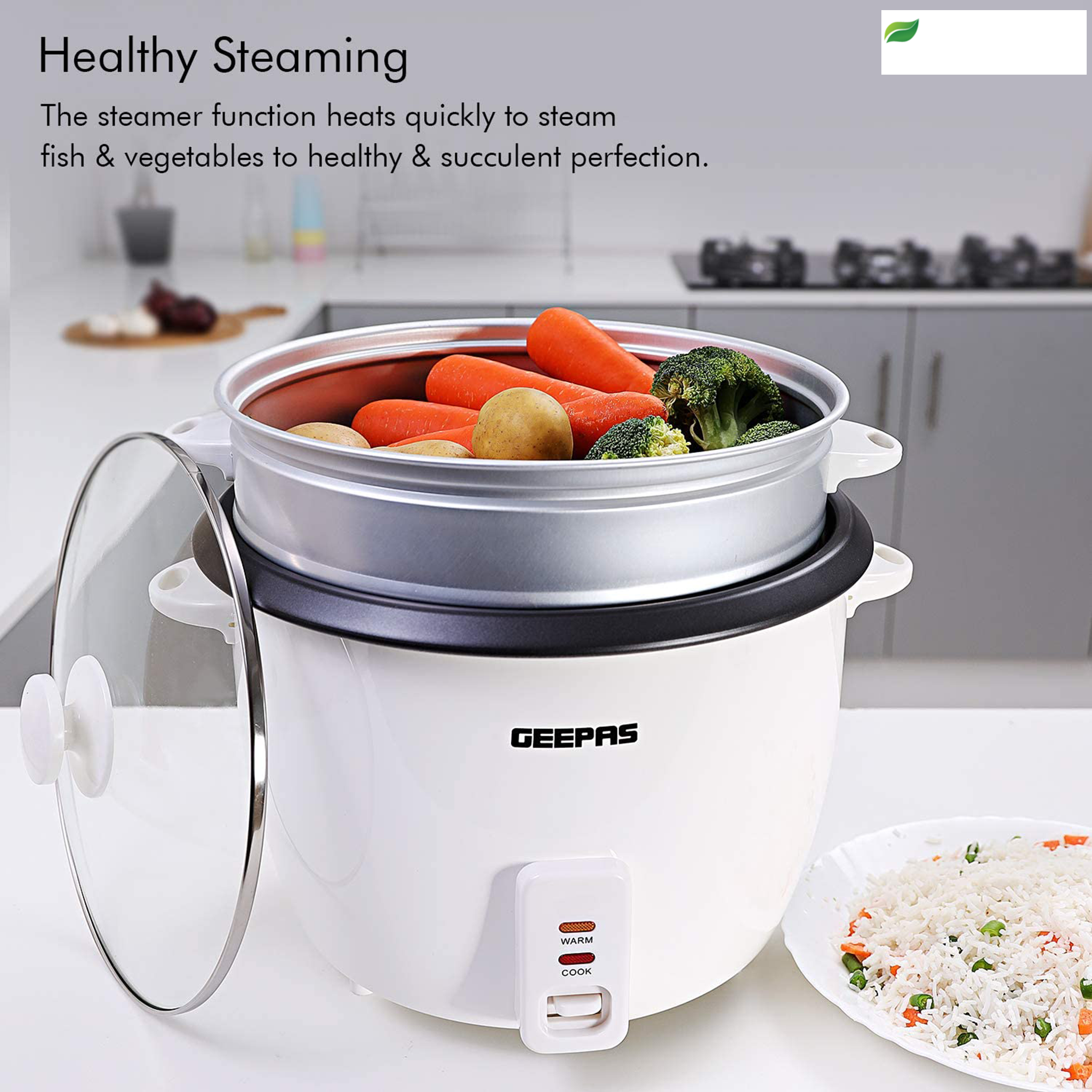 GRC4327 - Automt Rice Cooker/Cook/Stm/Warm/2.