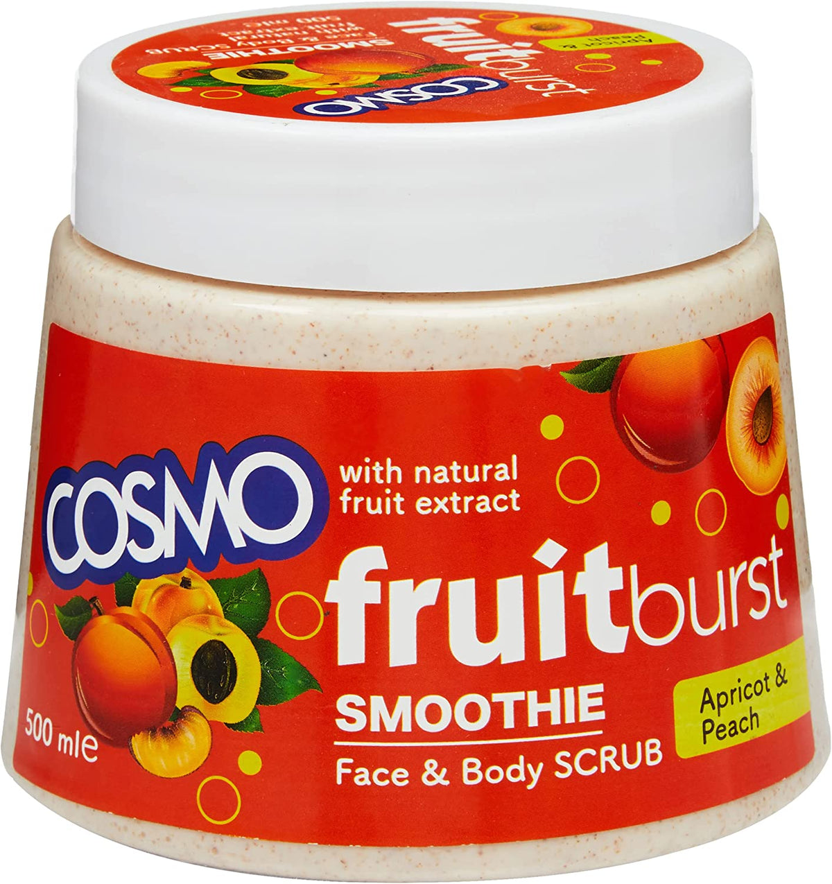 Cosmo face & Body Scrub Apricot & Peach 500ML