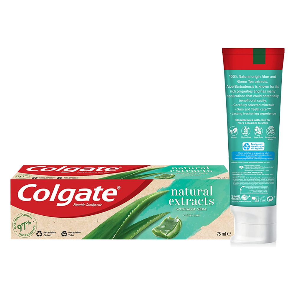 Colgate Natural Extracts With Aloe Vera 75ml