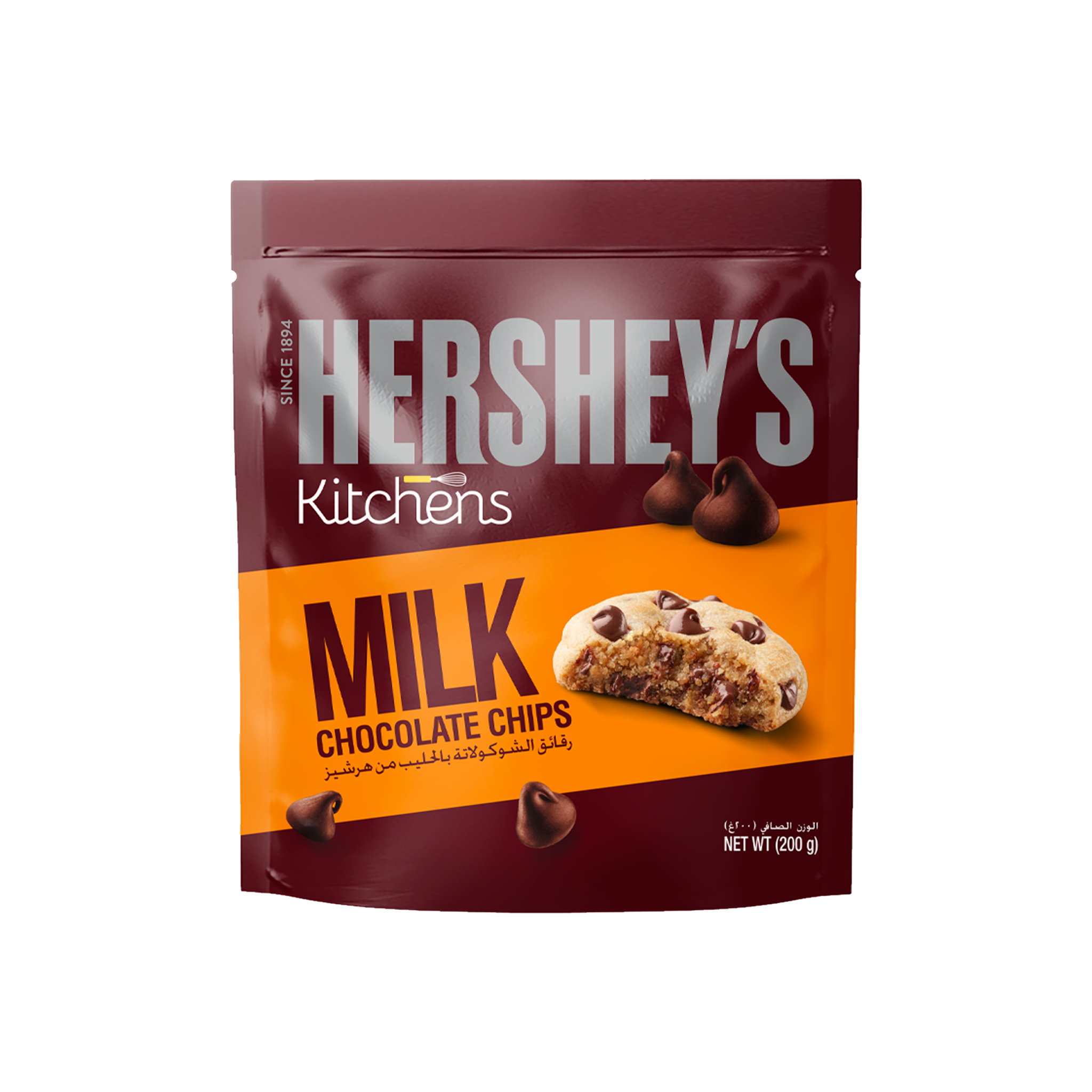 Hersheys Kitchen Milk Chocolate Chips 200g