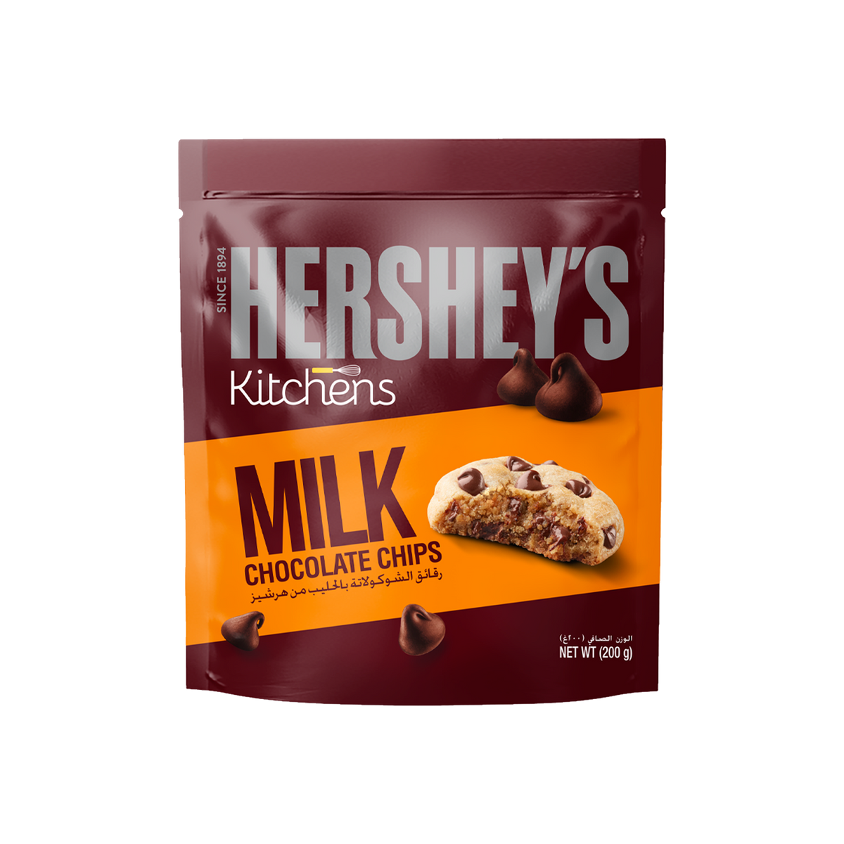 Hersheys Kitchen Milk Chocolate Chips 200g