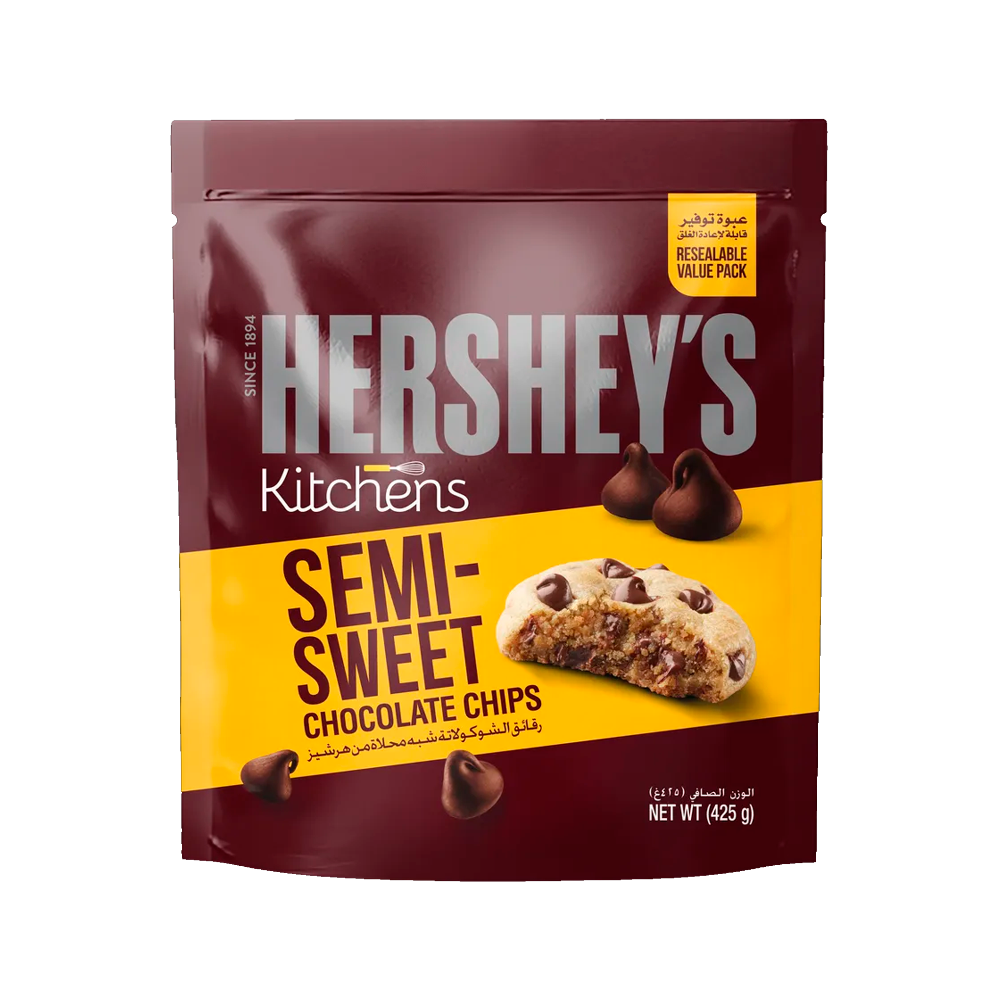 Hersheys Kitchens Semi Sweet Chocolate Chips 425g