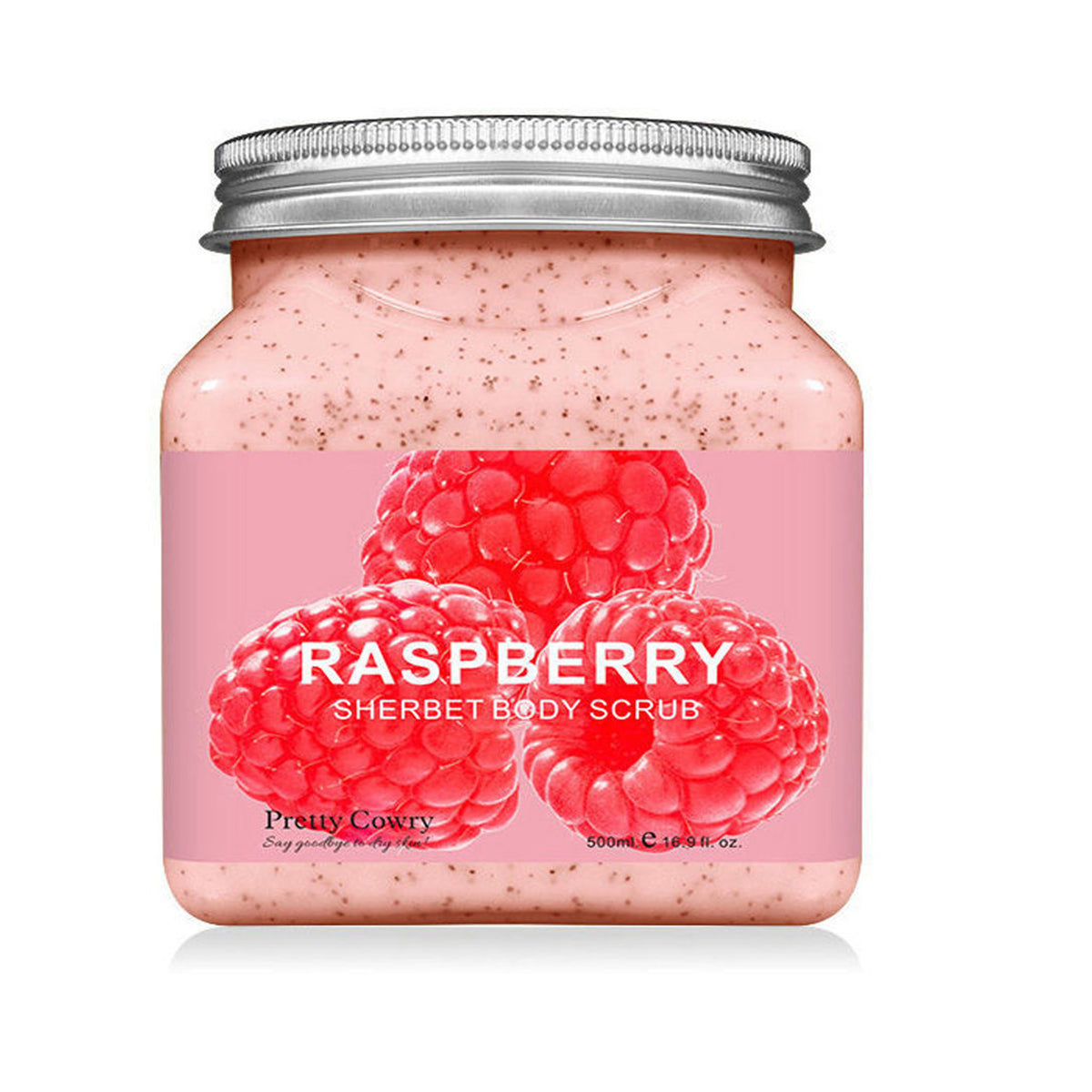 Pretty Cowry Raspberry Body Scrub 500ml