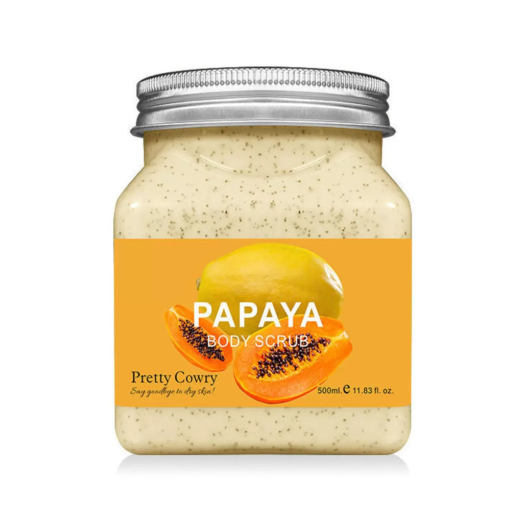 Pretty Cowry Papaya Face & Body Scrub 500ml