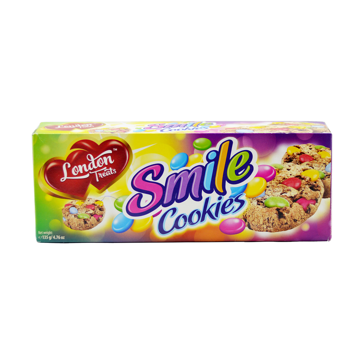 London Treats Sugar Free Smile Cookies 135g